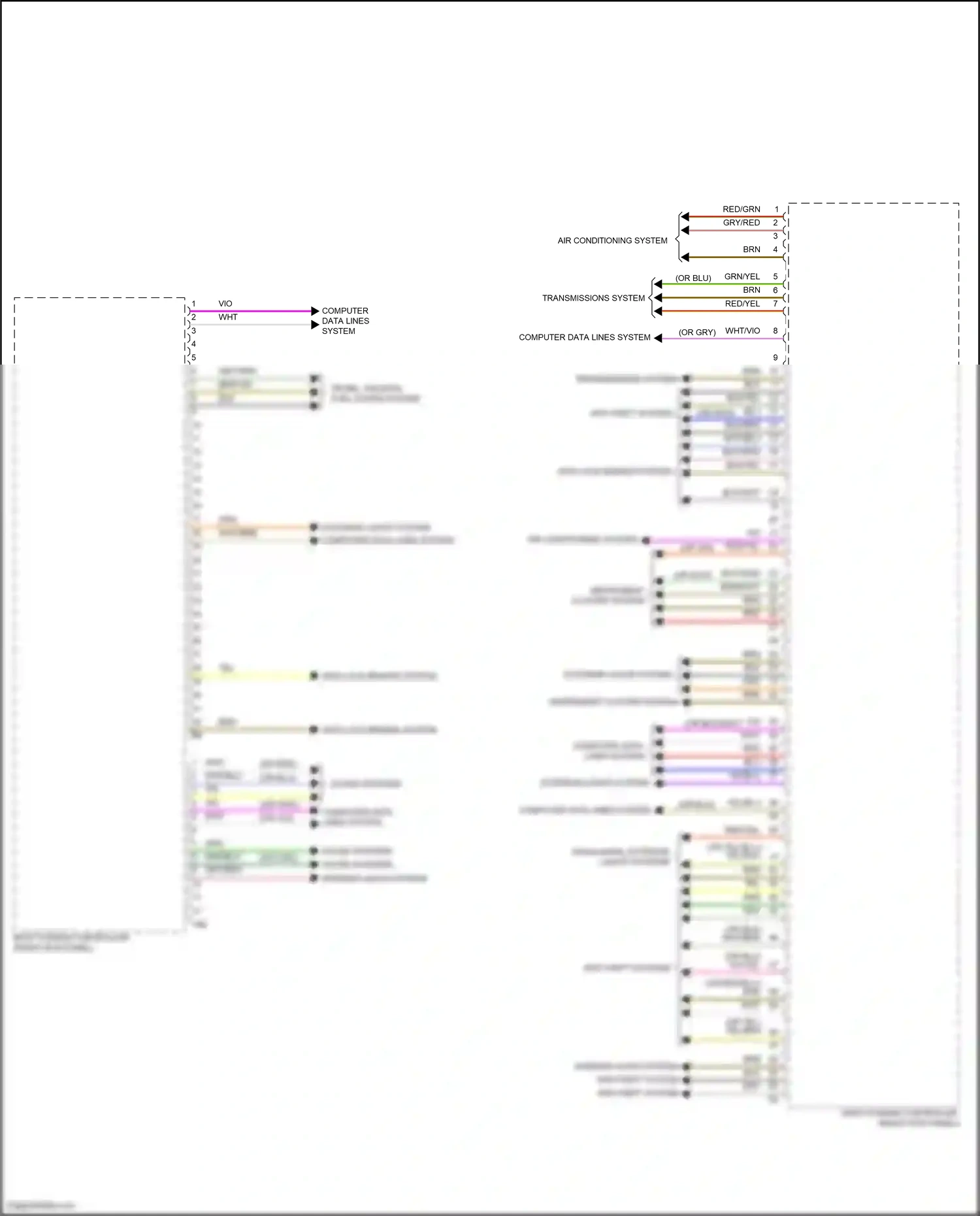 MINI Cooper SE III facelift 2 (2021-2024) computer data lines system wiring diagram  (82 of 104)