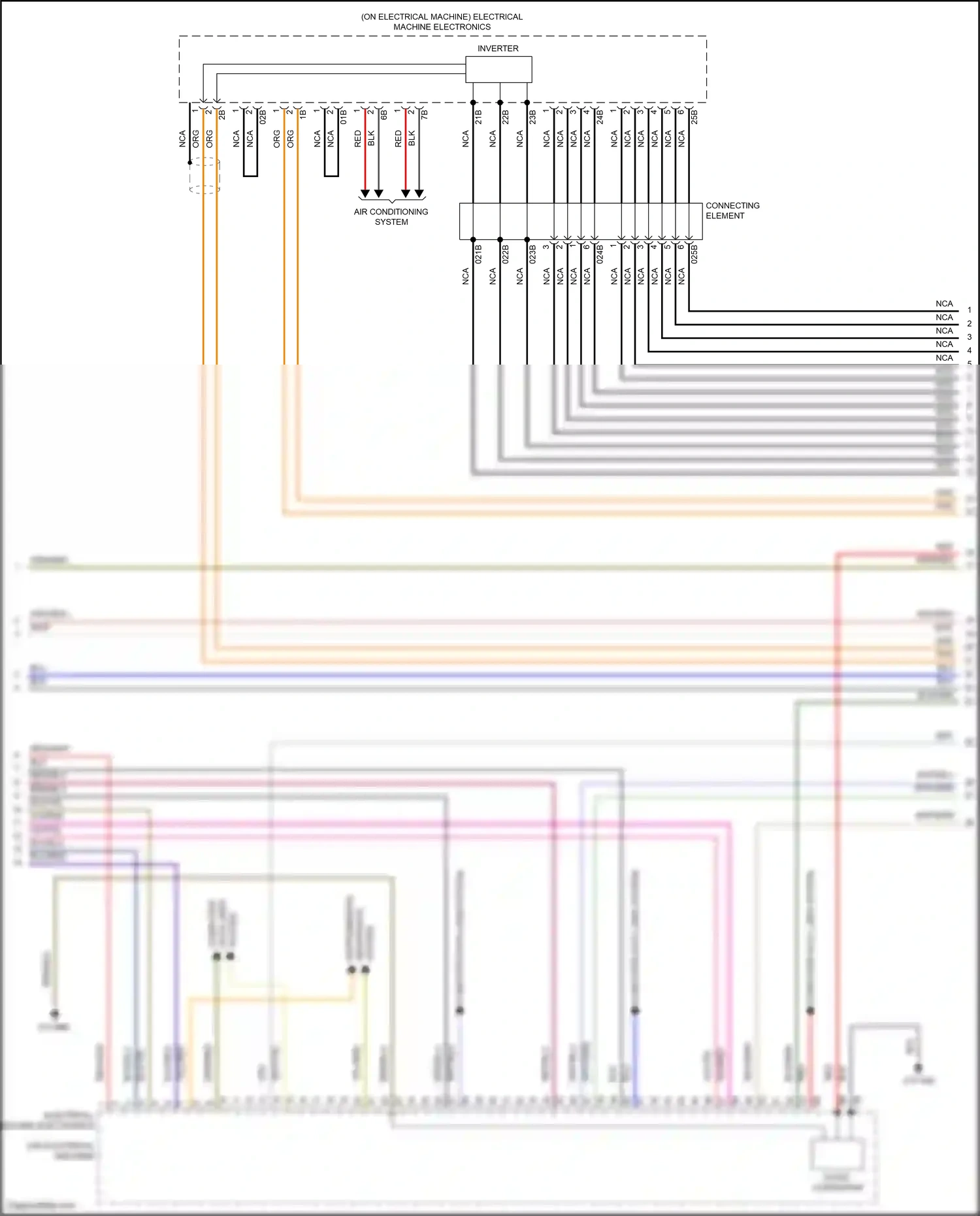 MINI Cooper SE III facelift 2 (2021-2024) computer data lines system wiring diagram  (100 of 104)