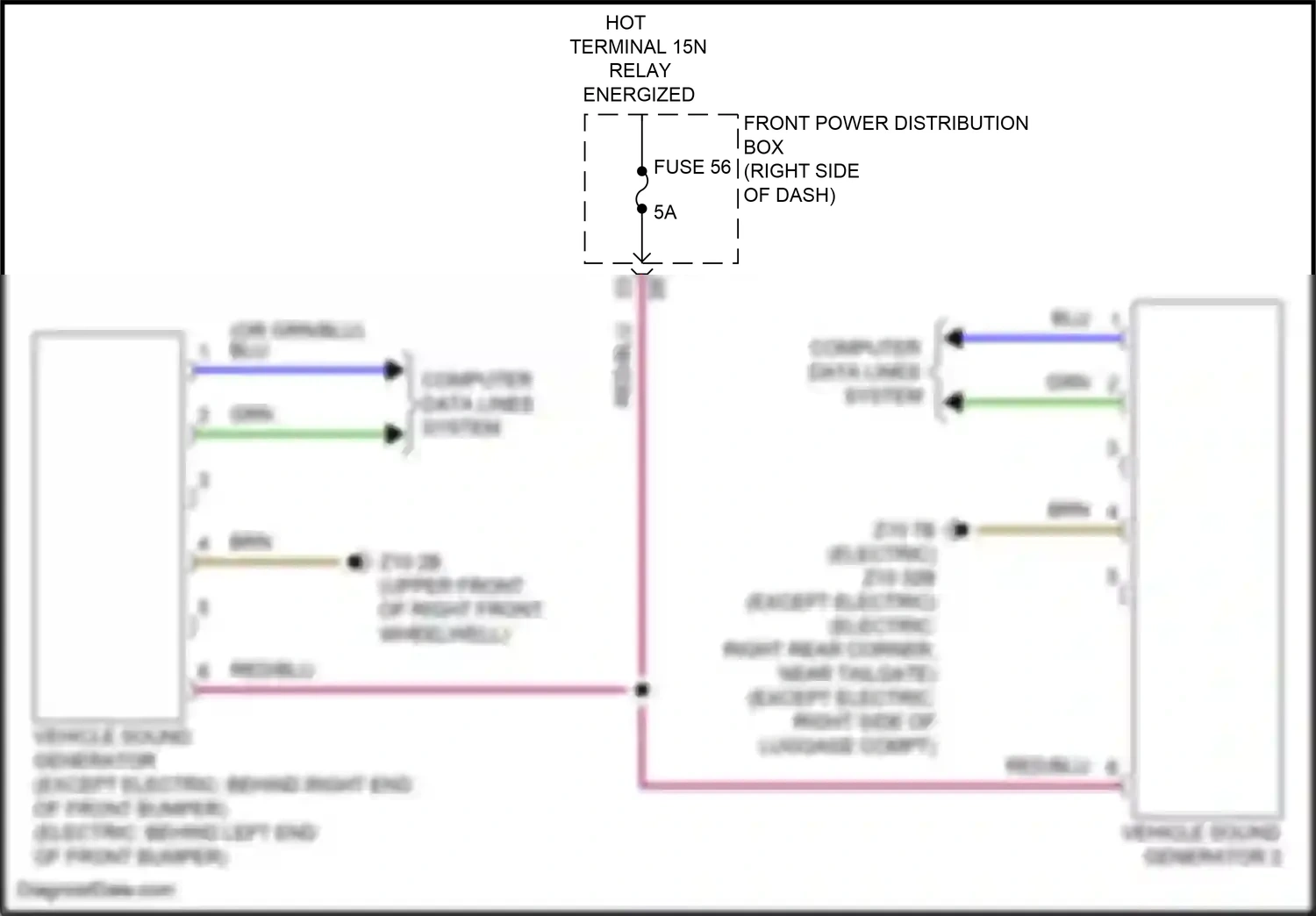 MINI Cooper SE III facelift 2 (2021-2024) computer data lines system wiring diagram  (31 of 104)