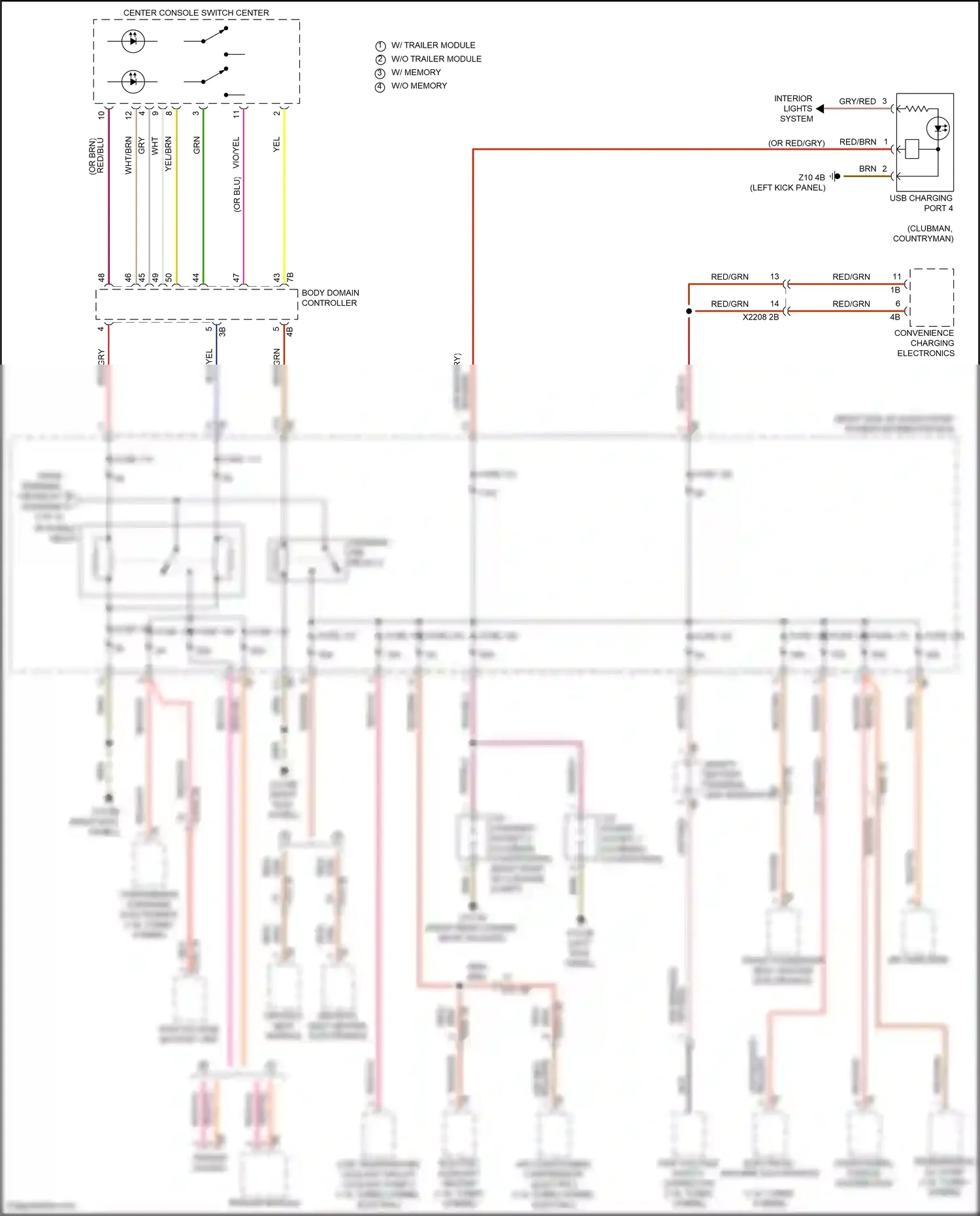 MINI Cooper SE III facelift 2 (2021-2024) electrical machine electronics wiring diagram  (5 of 7)