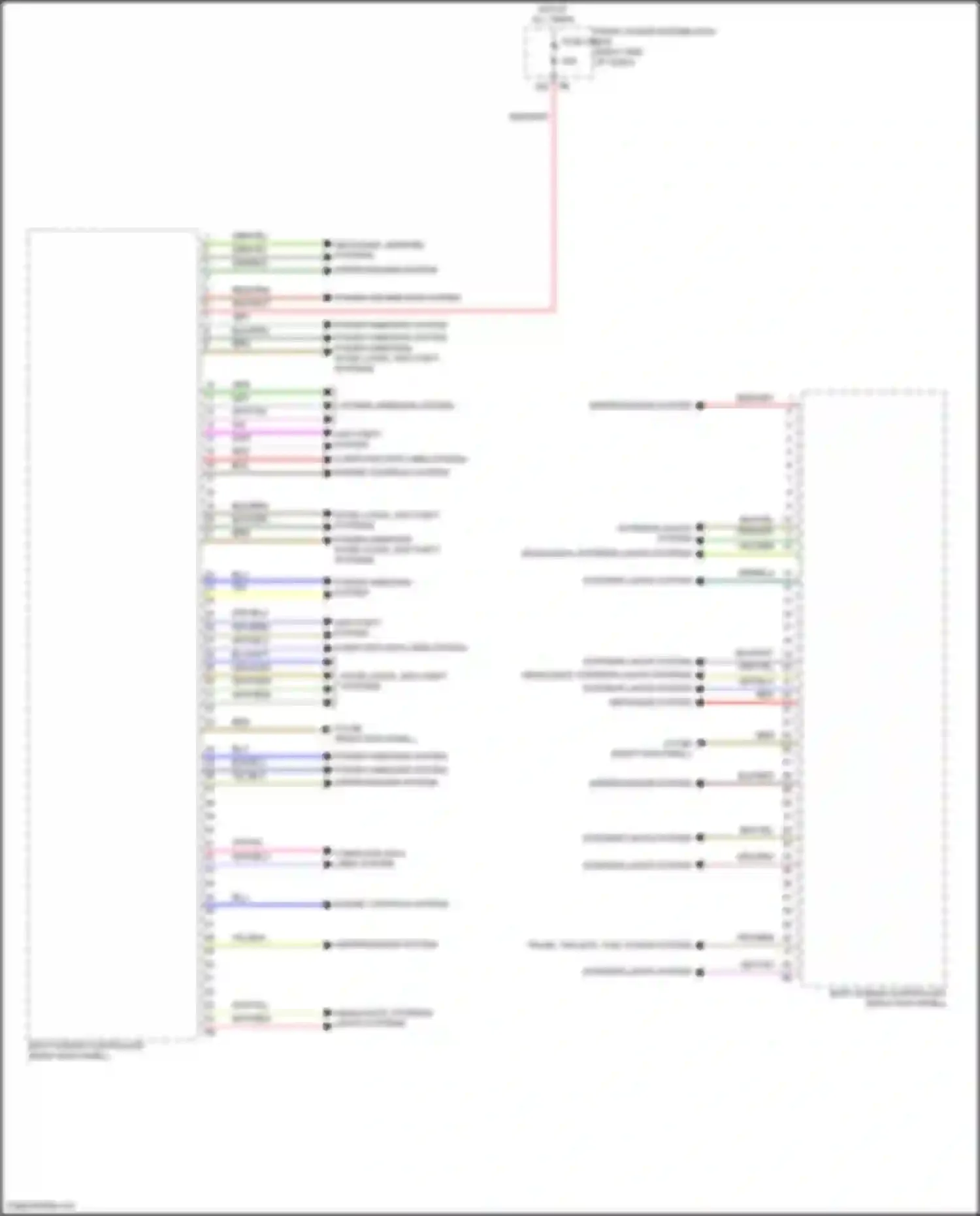 Wiring diagram engine controls system for MINI Cooper SE III facelift 2 (2021-2024) (1 of 5)
