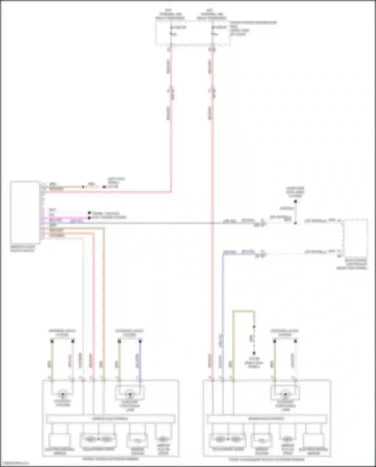 Cooper SE MINI III facelift (2018-2021): Power mirrors circuit, w/ lin bus function