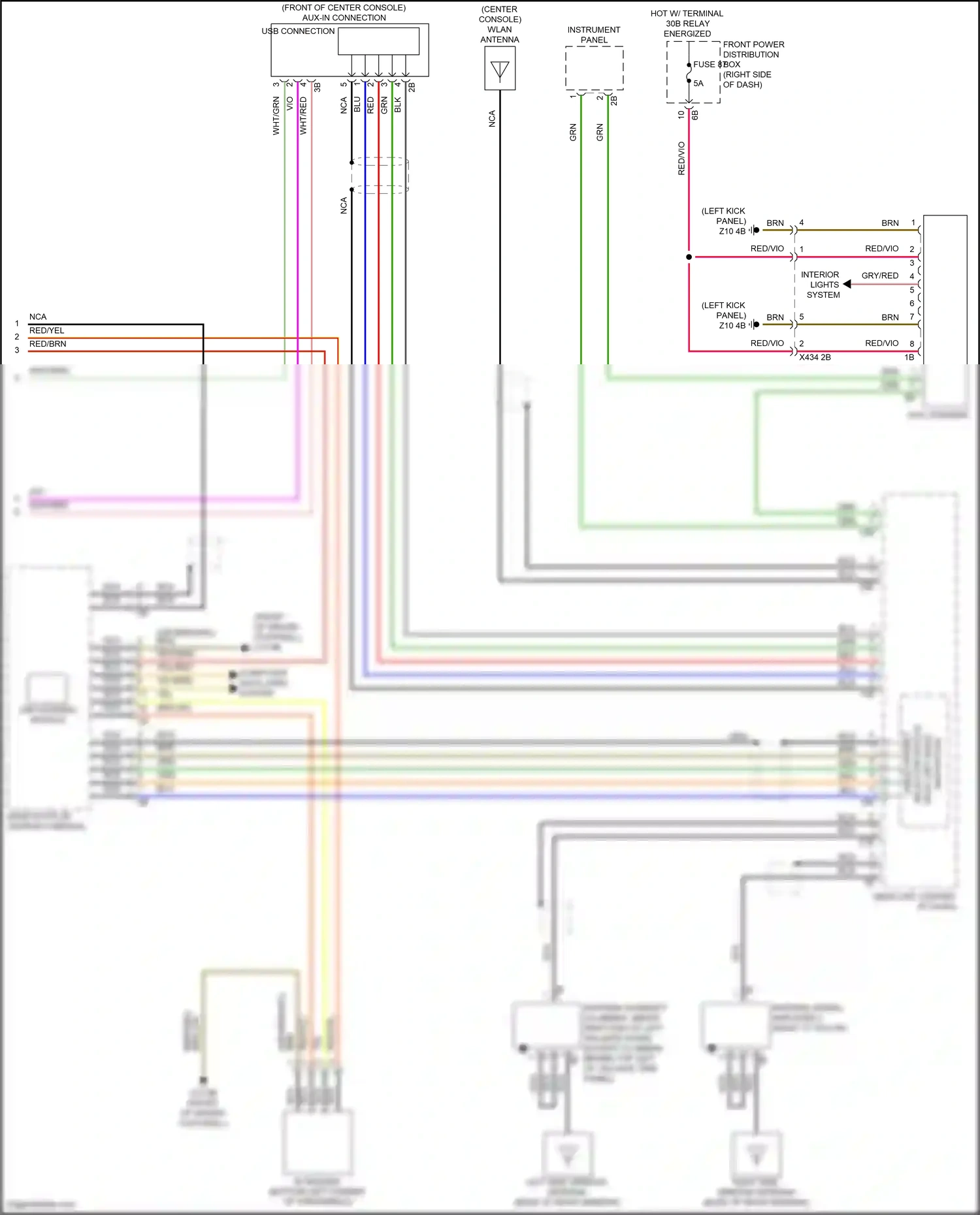 MINI Cooper SE III facelift (2018-2021) car sharing module wiring diagram  (2 of 10)