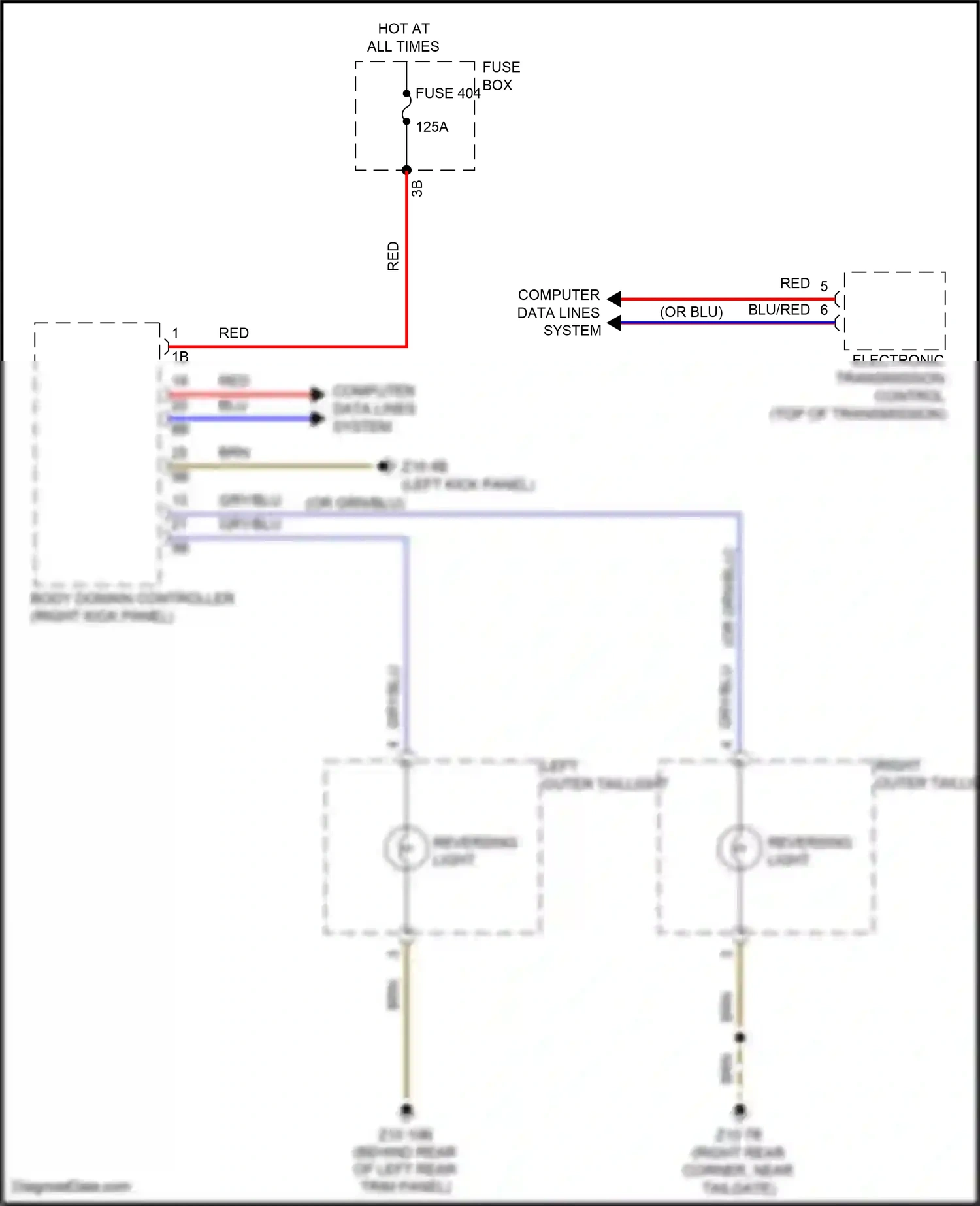MINI Cooper SE III facelift (2018-2021) computer data lines system wiring diagram  (42 of 87)