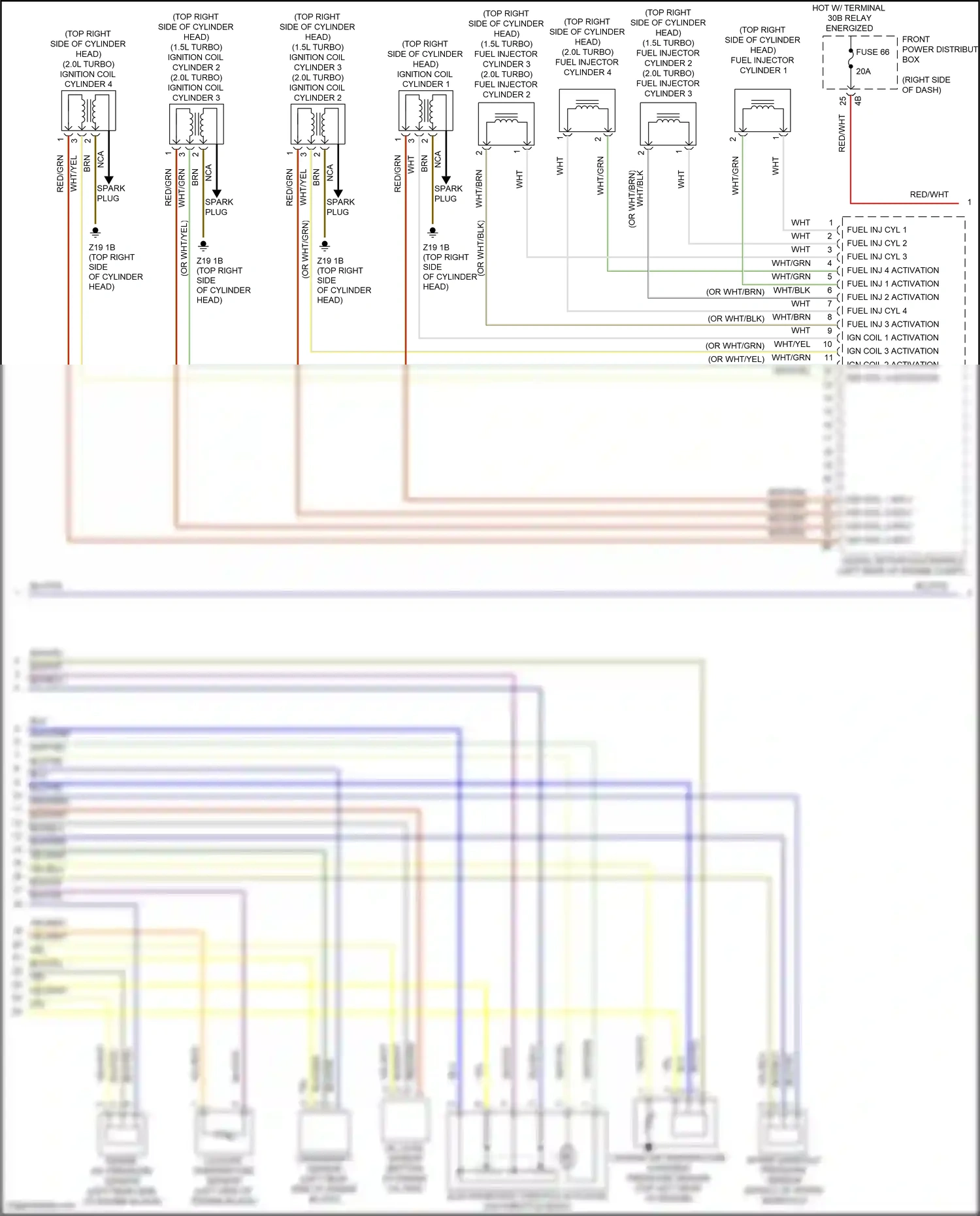 MINI Cooper SE III facelift (2018-2021) coolant temperature sensor wiring diagram  (3 of 4)