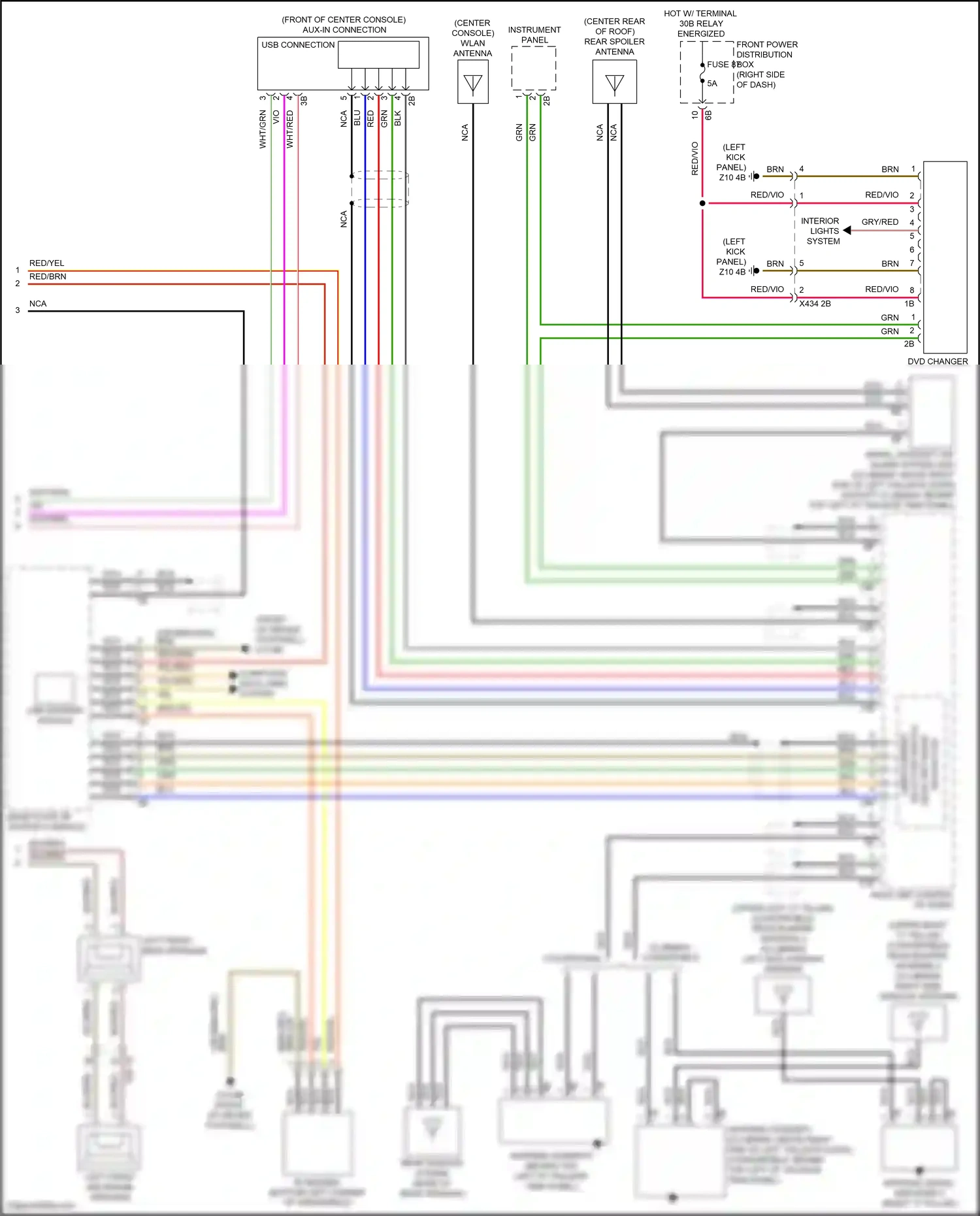 MINI Cooper SE III facelift (2018-2021) left front mid-range speaker wiring diagram  (6 of 14)