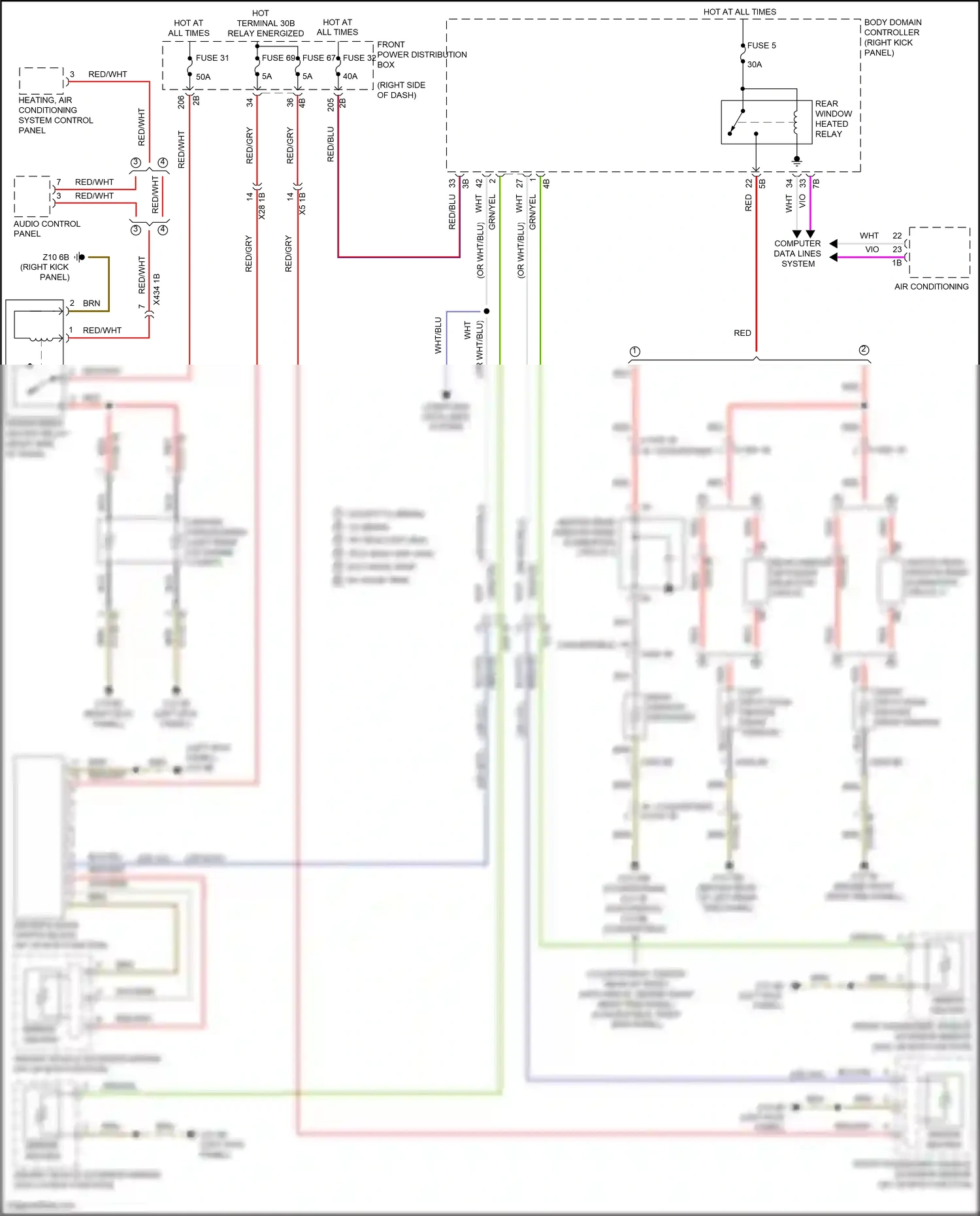 MINI Cooper SE III facelift (2018-2021) (left kick panel) wiring diagram  (4 of 49)