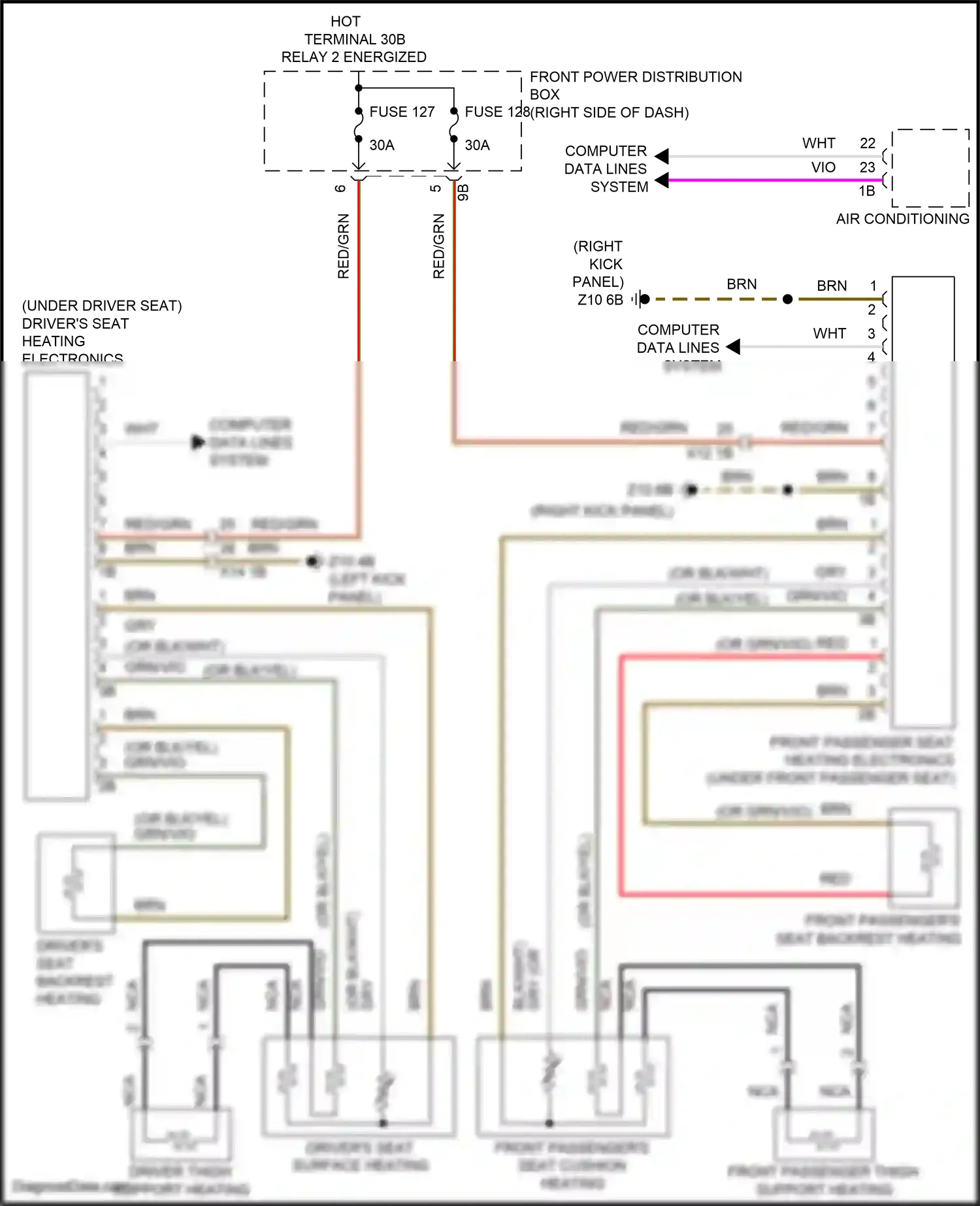 MINI Cooper SE III facelift (2018-2021) (left kick panel) wiring diagram  (37 of 49)