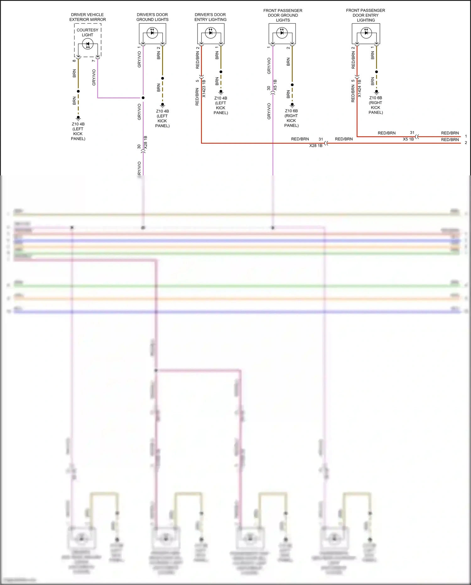 MINI Cooper SE III facelift (2018-2021) (left kick panel) wiring diagram  (22 of 49)