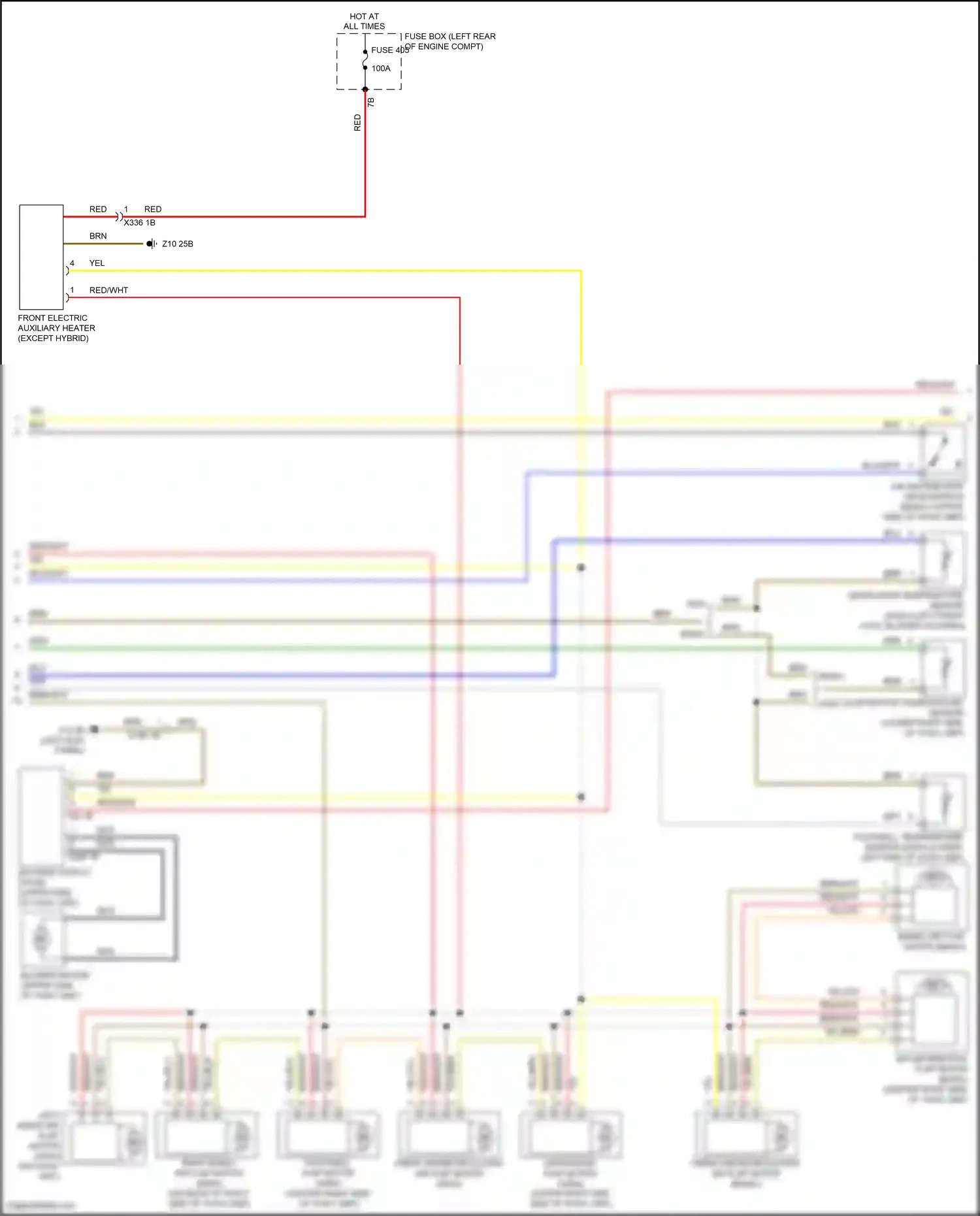 MINI Cooper SE III facelift (2018-2021) (left kick panel) wiring diagram  (1 of 49)