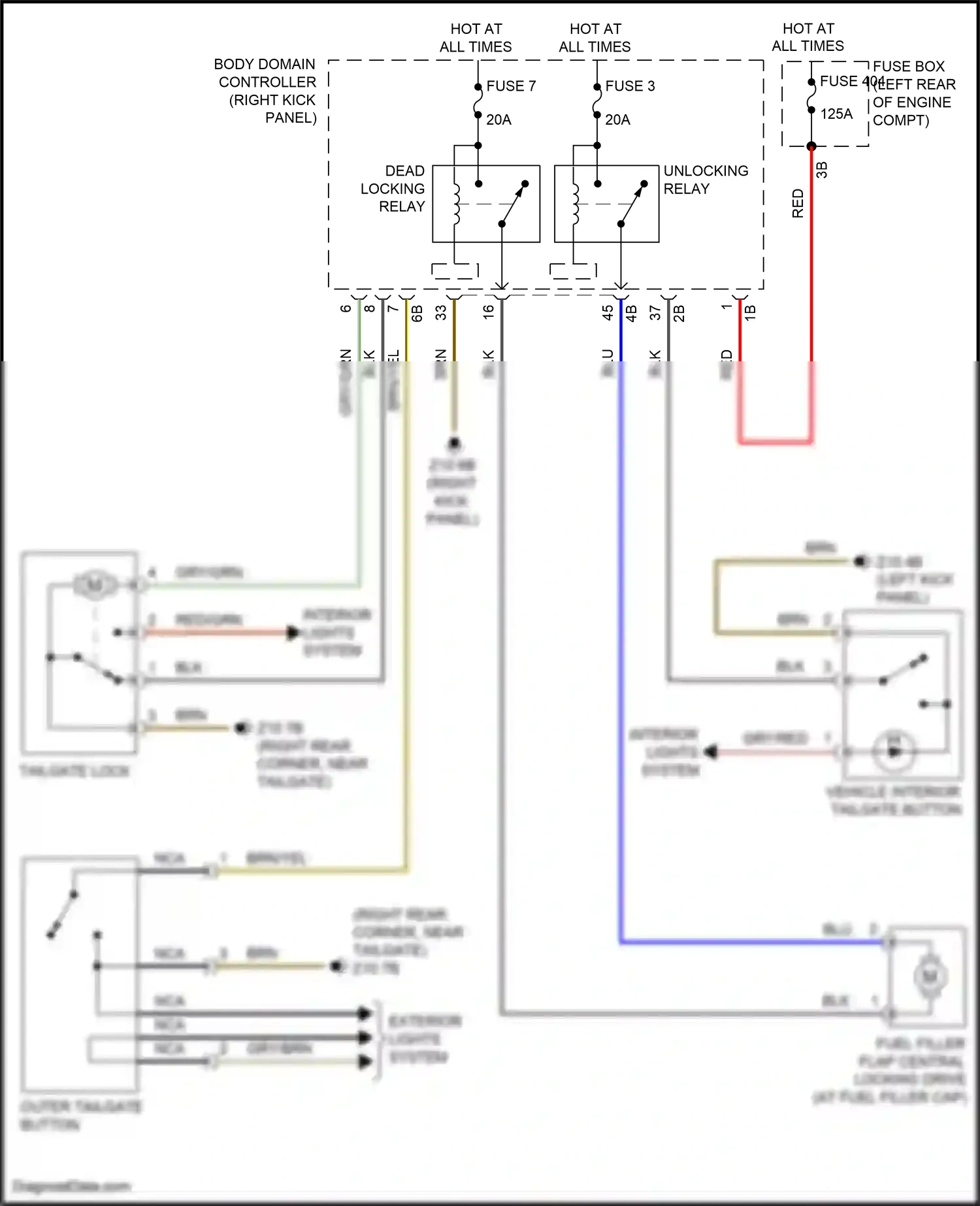 MINI Cooper SE III facelift (2018-2021) (left kick panel) wiring diagram  (10 of 49)