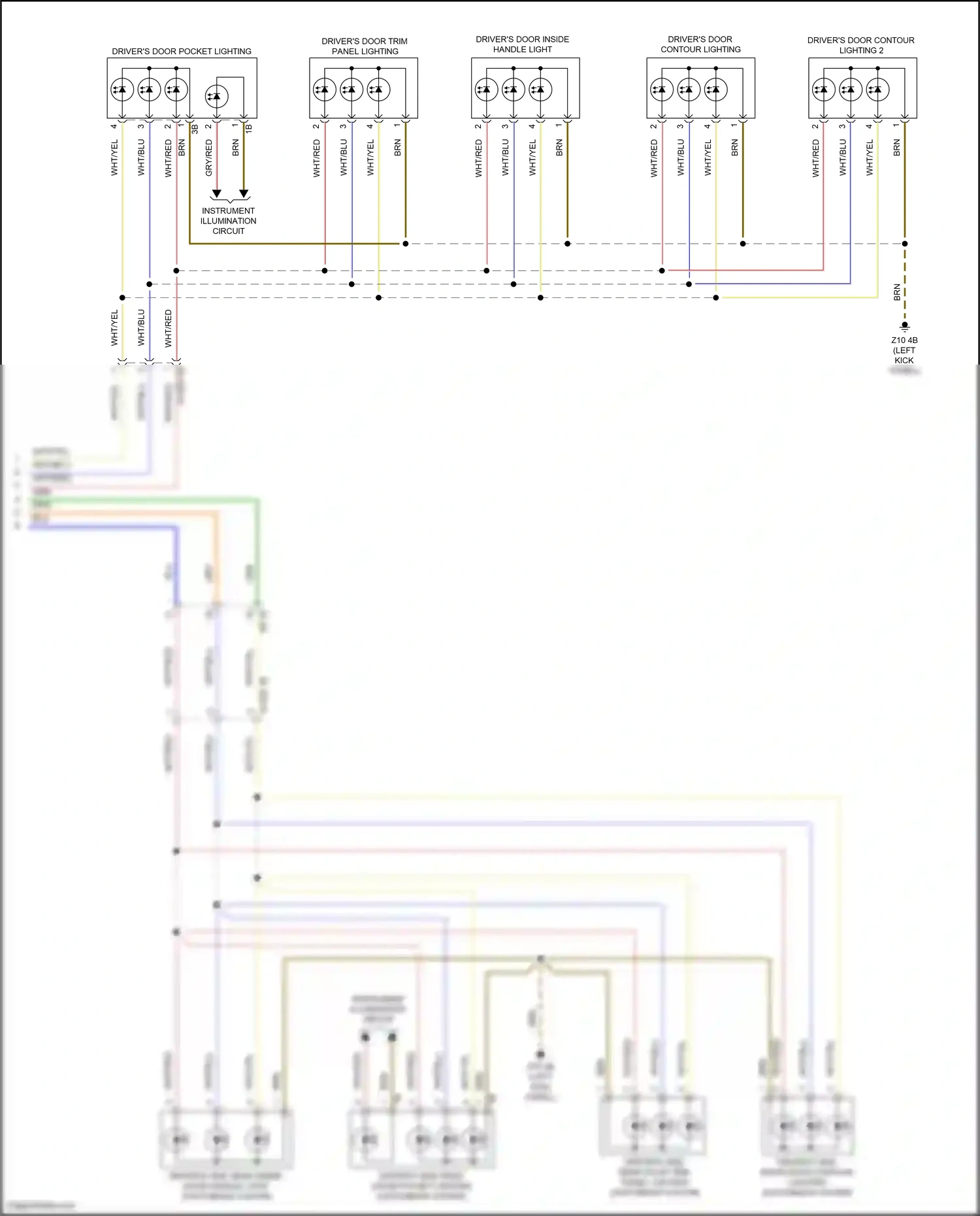 MINI Cooper SE III facelift (2018-2021) (left kick panel) wiring diagram  (23 of 49)