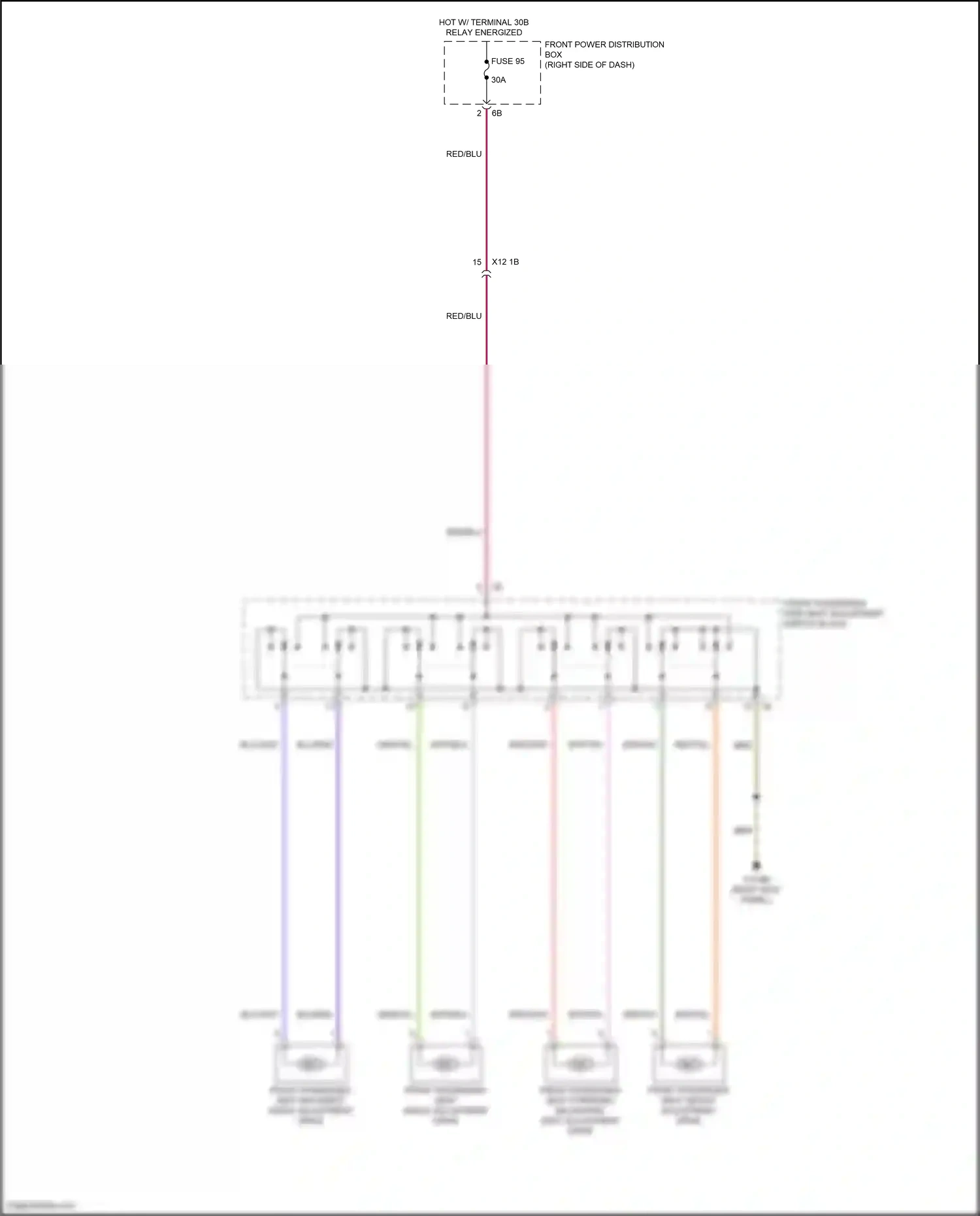 MINI Cooper SE III facelift (2018-2021) (right kick panel) wiring diagram  (49 of 55)