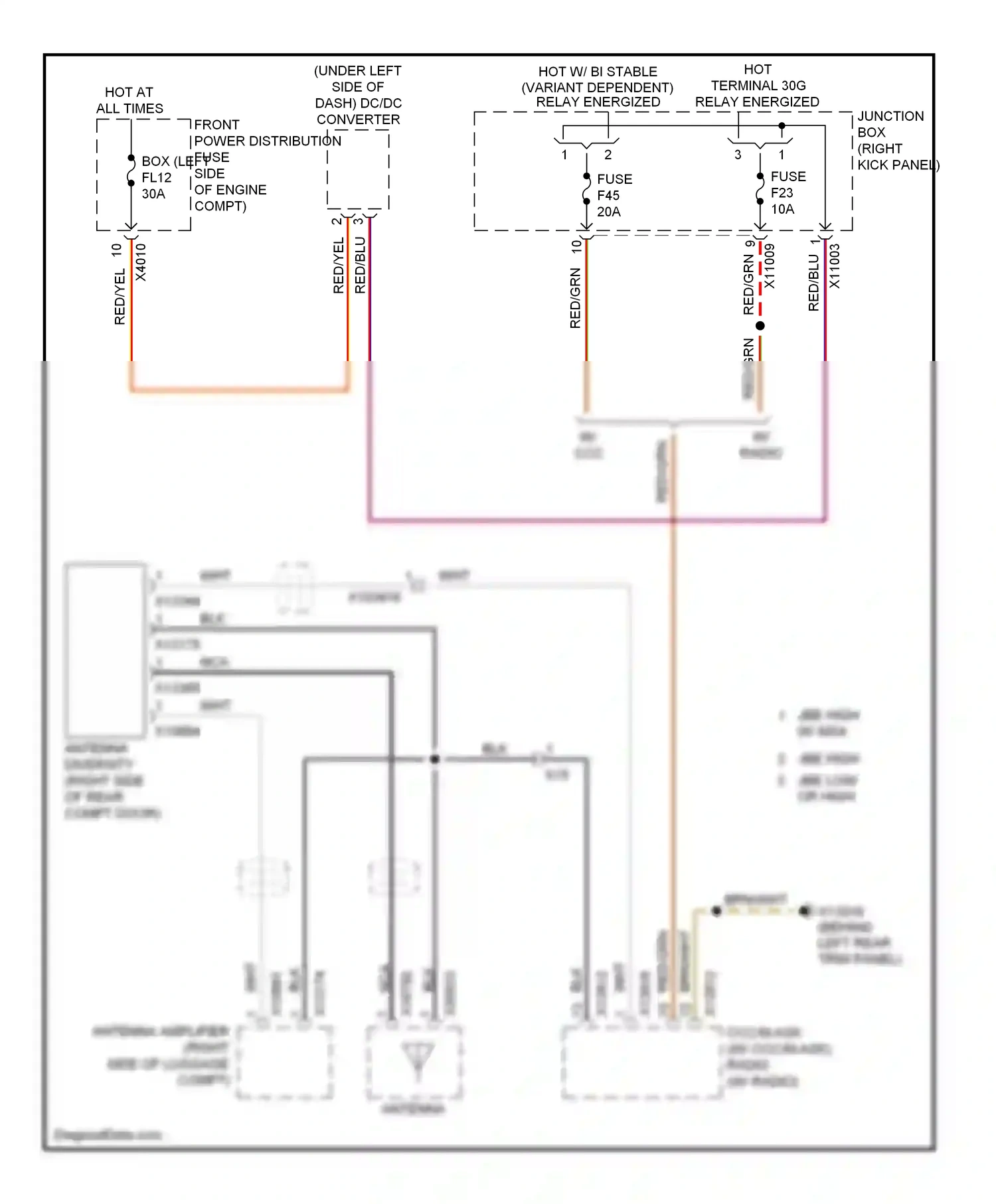 MINI Cooper I (2000-2015) fuse wiring diagram  (51 of 63)