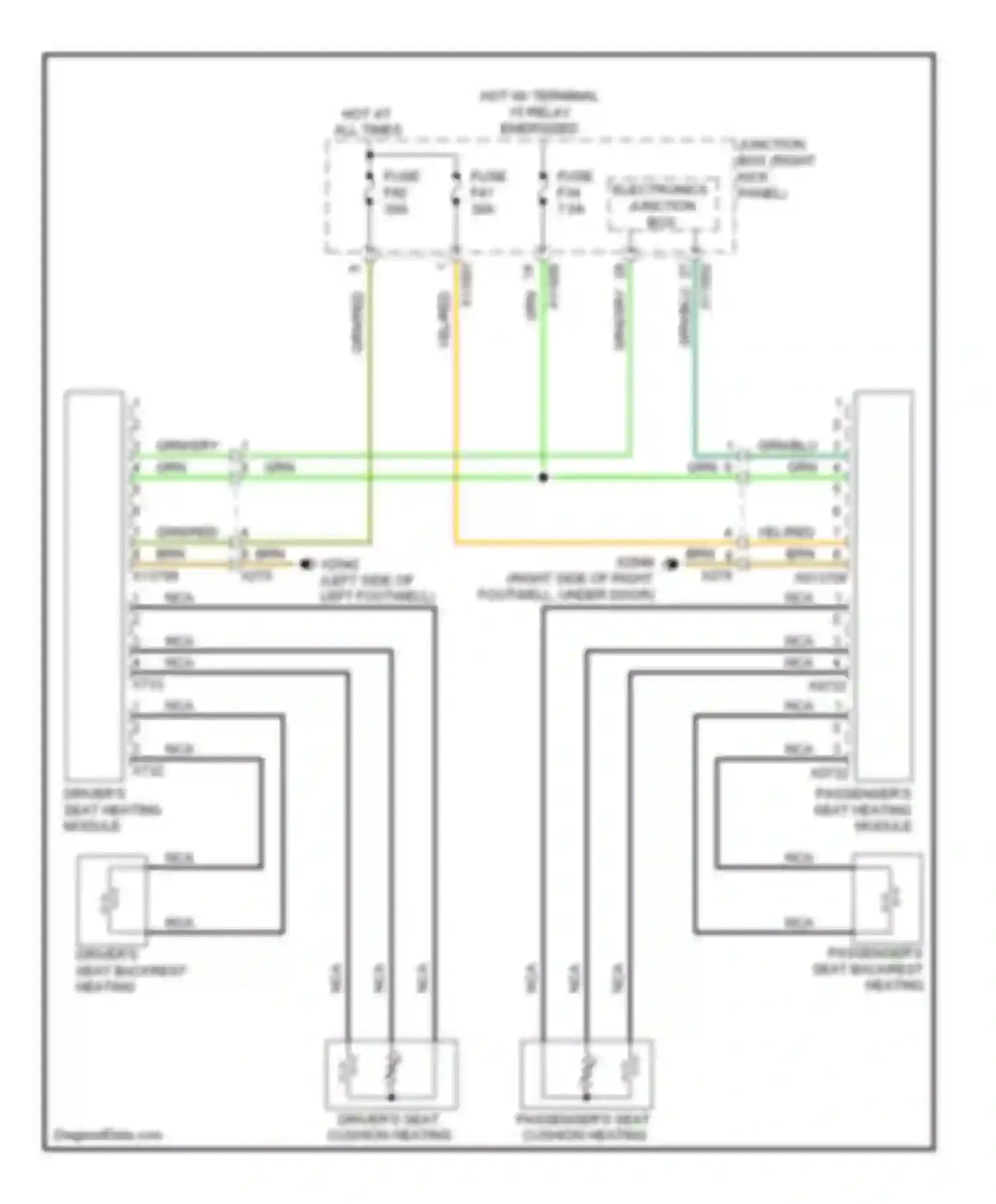 Wiring diagram grn/gry for MINI Cooper I (2000-2015) (2 of 5)