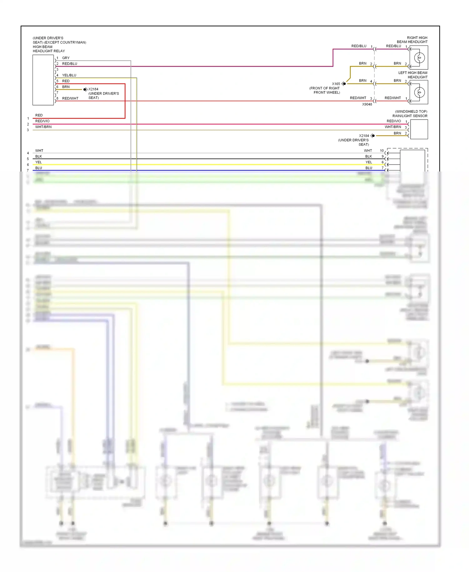 MINI Cooper I (2000-2015) (or blu/gry) wiring diagram  (4 of 6)
