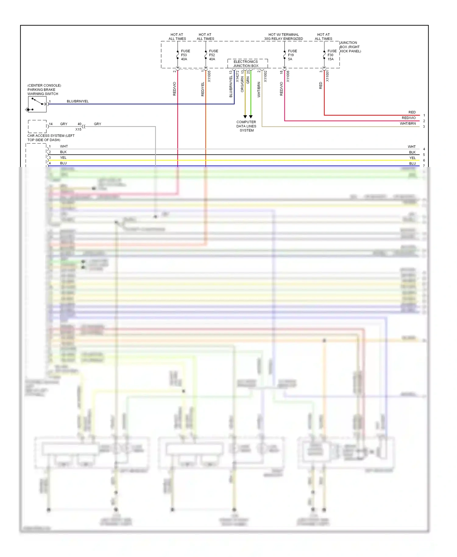 MINI Cooper I (2000-2015) (or blu/gry) wiring diagram  (3 of 6)