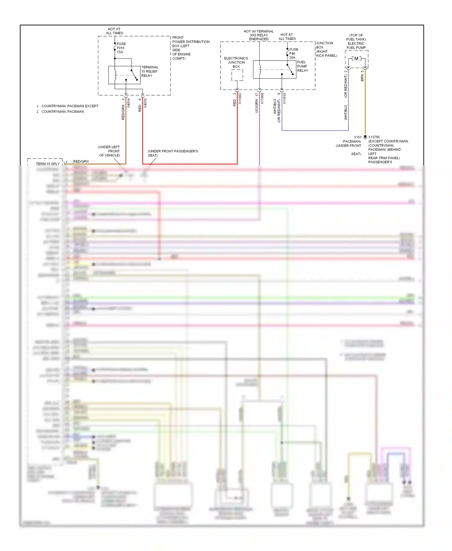 MINI Cooper I (2000-2015) (or brn) wiring diagram  (9 of 11)