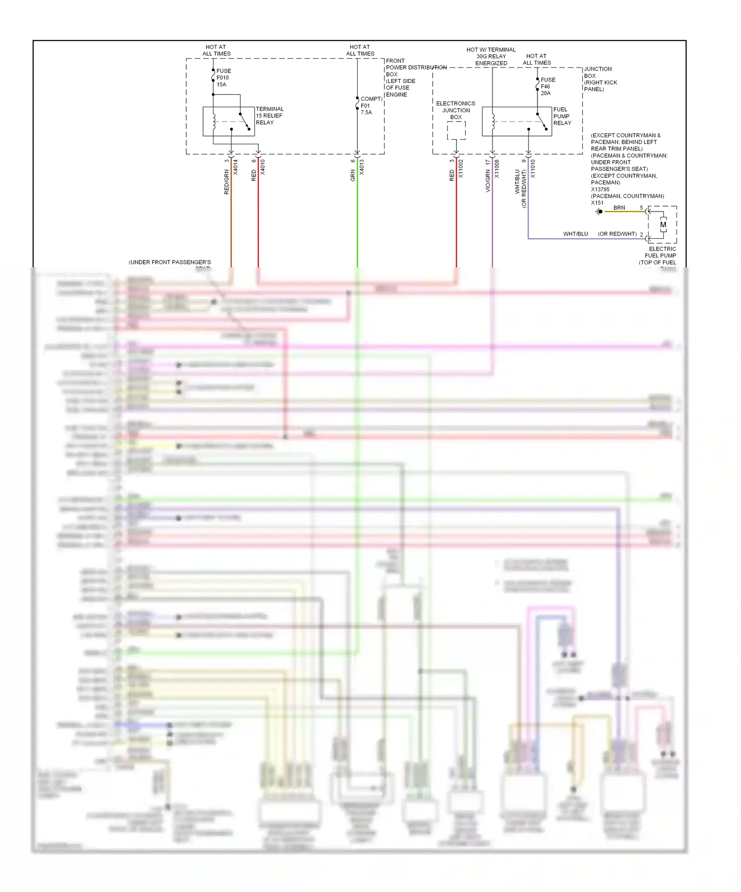 MINI Cooper I (2000-2015) (or brn) wiring diagram  (10 of 11)