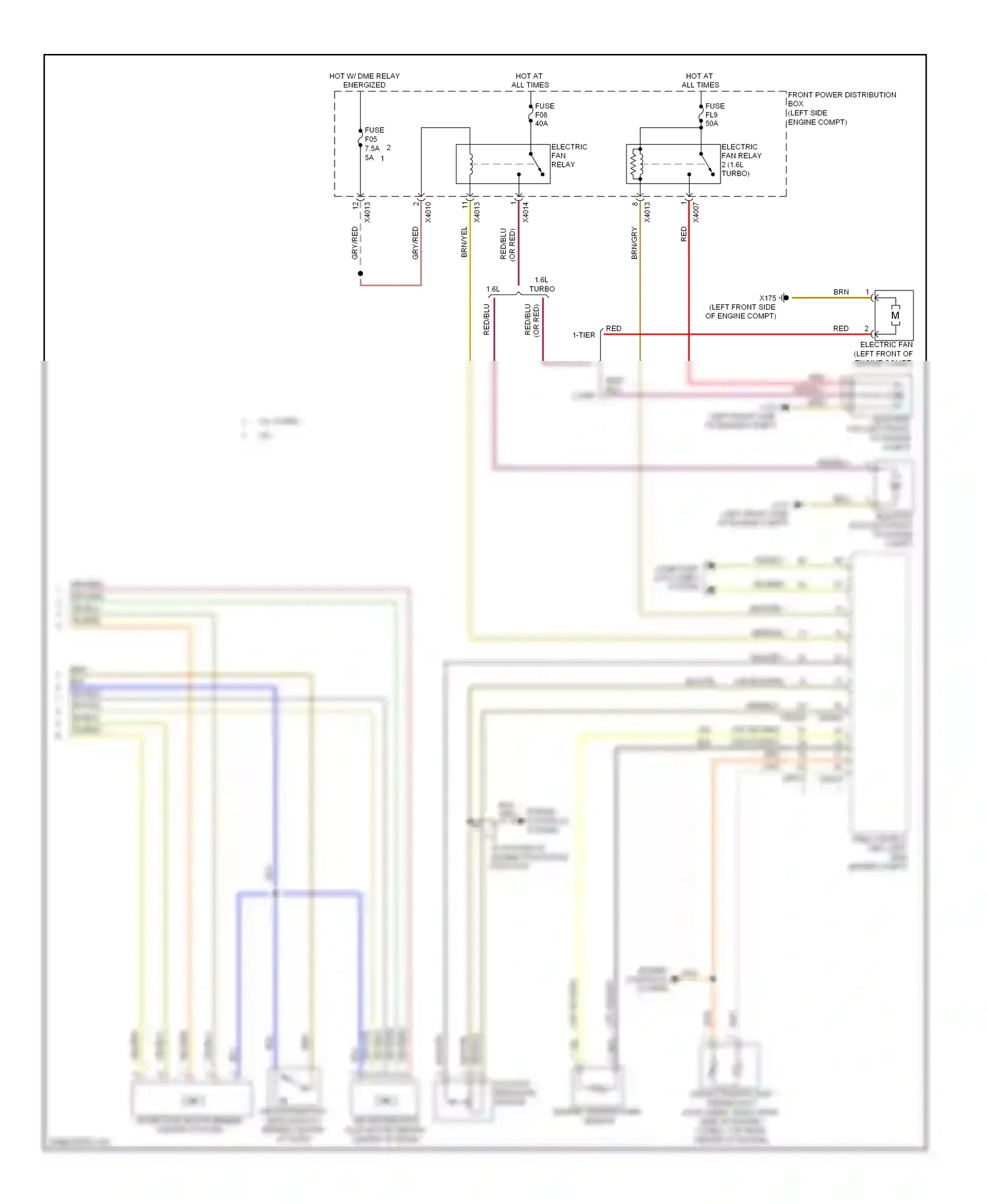 MINI Cooper I (2000-2015) (or red) red/blu wiring diagram  (1 of 2)