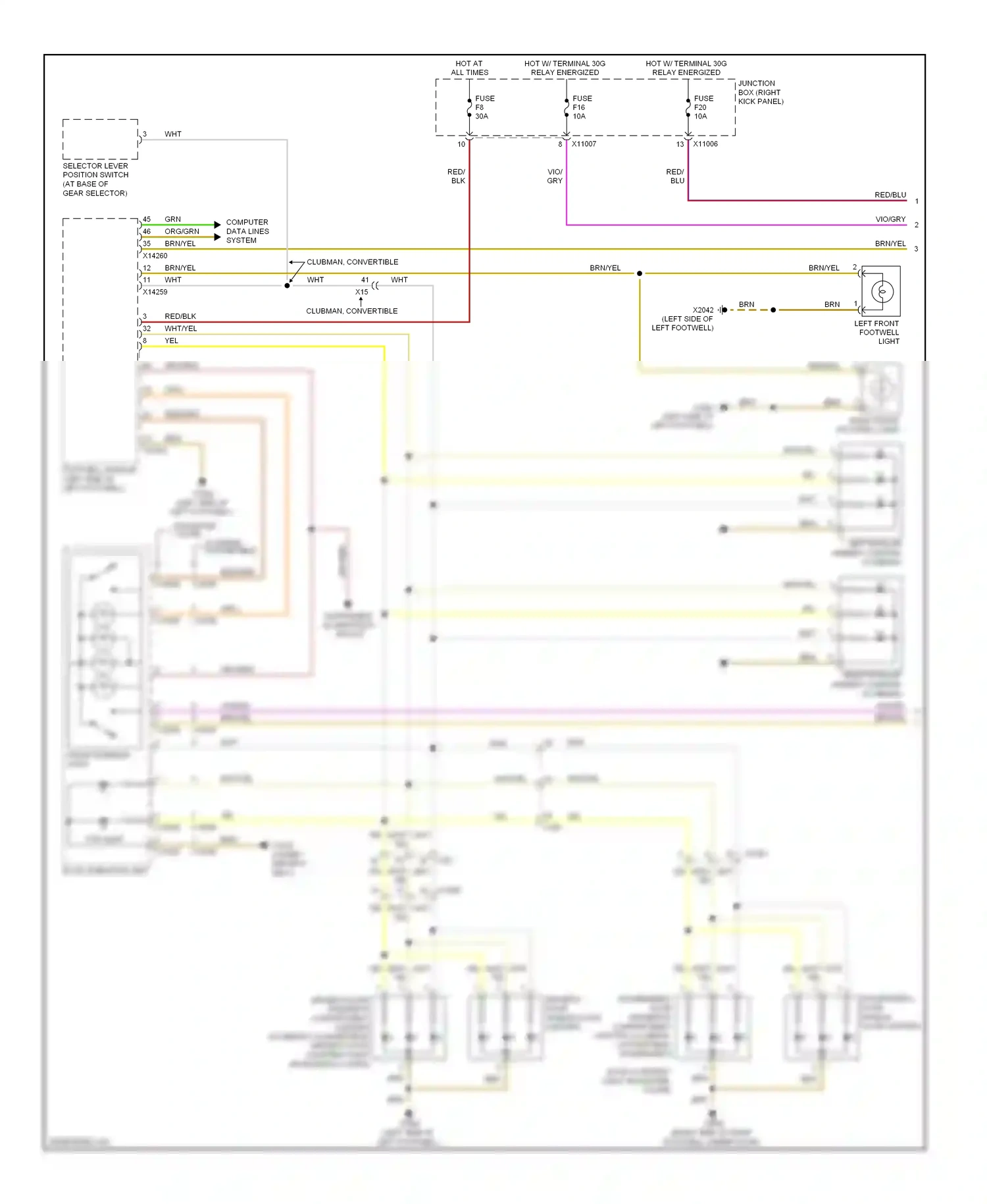 MINI Cooper I (2000-2015) org/ wiring diagram  (11 of 30)