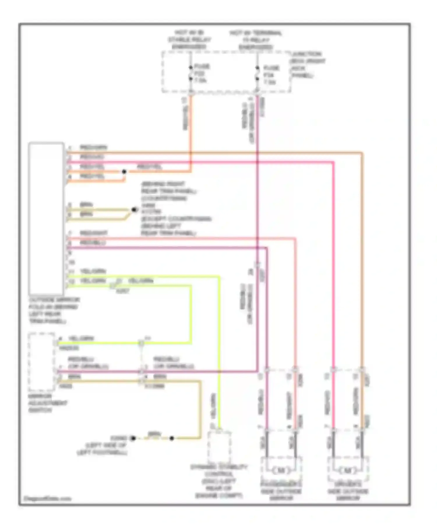 Wiring diagram red/wht for MINI Cooper I (2000-2015) (13 of 28)