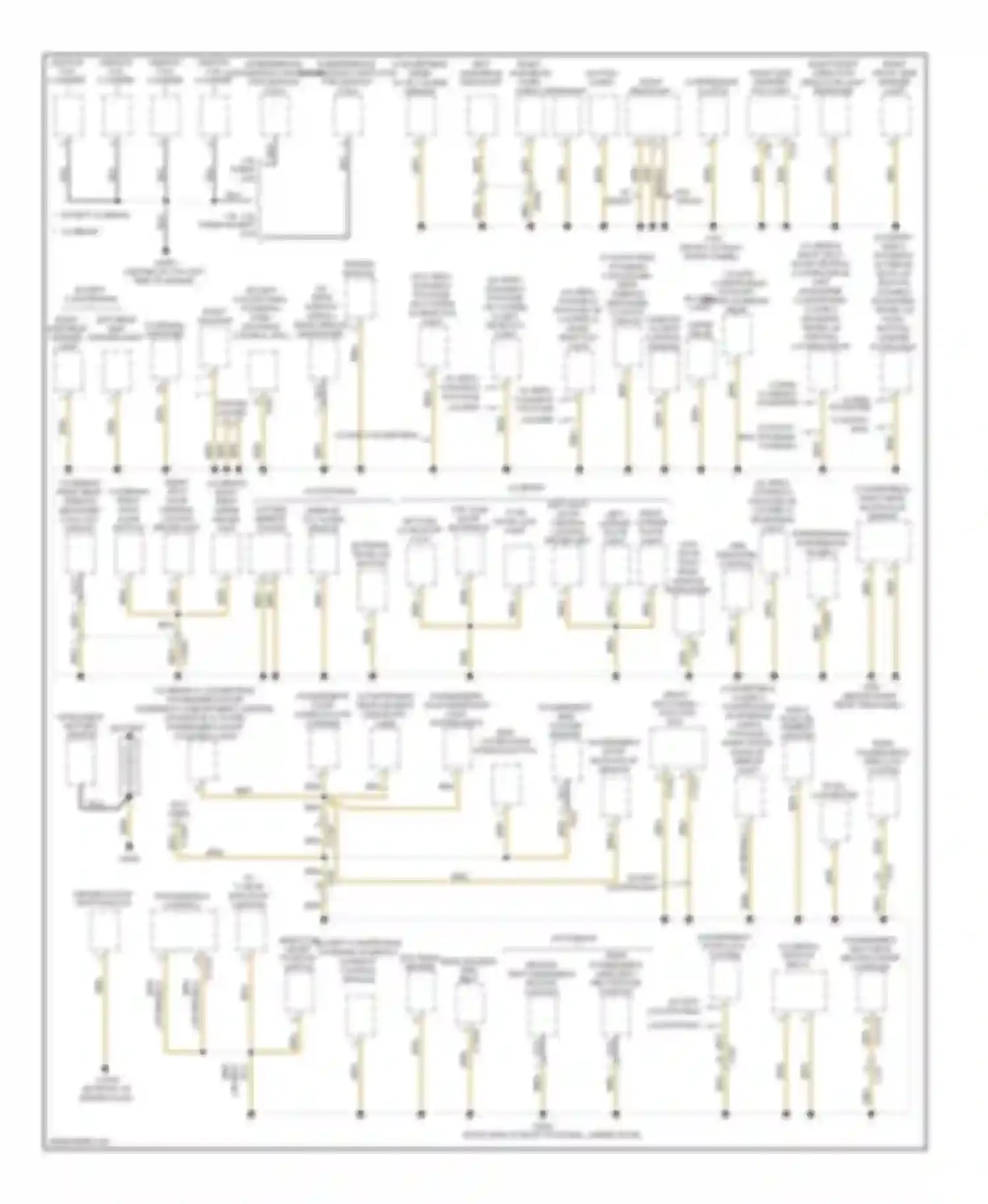 Cooper MINI II facelift (2010-2015): Ground distribution circuit (1 of 3)