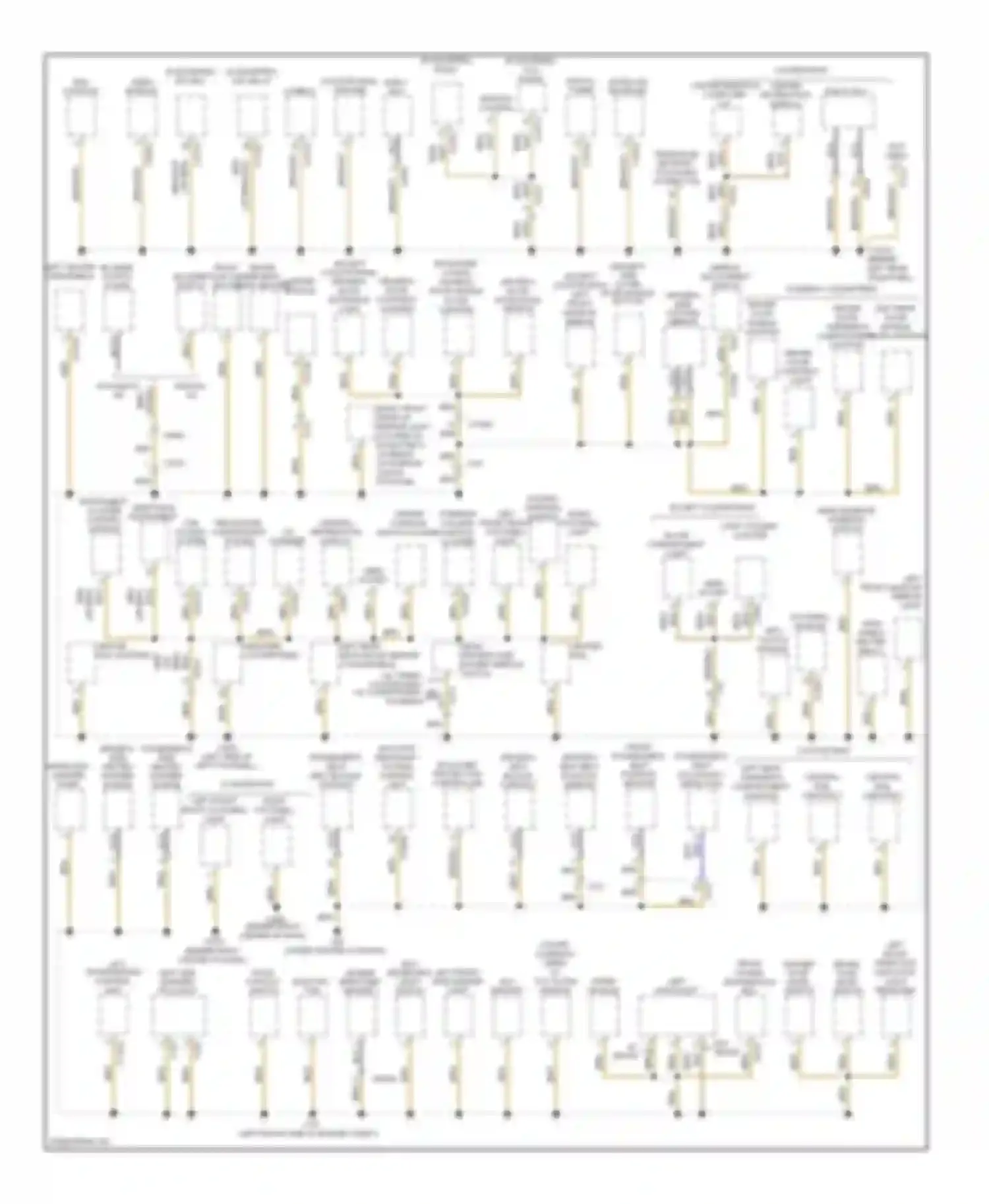 Cooper MINI II facelift (2010-2015): Ground distribution circuit (2 of 3)