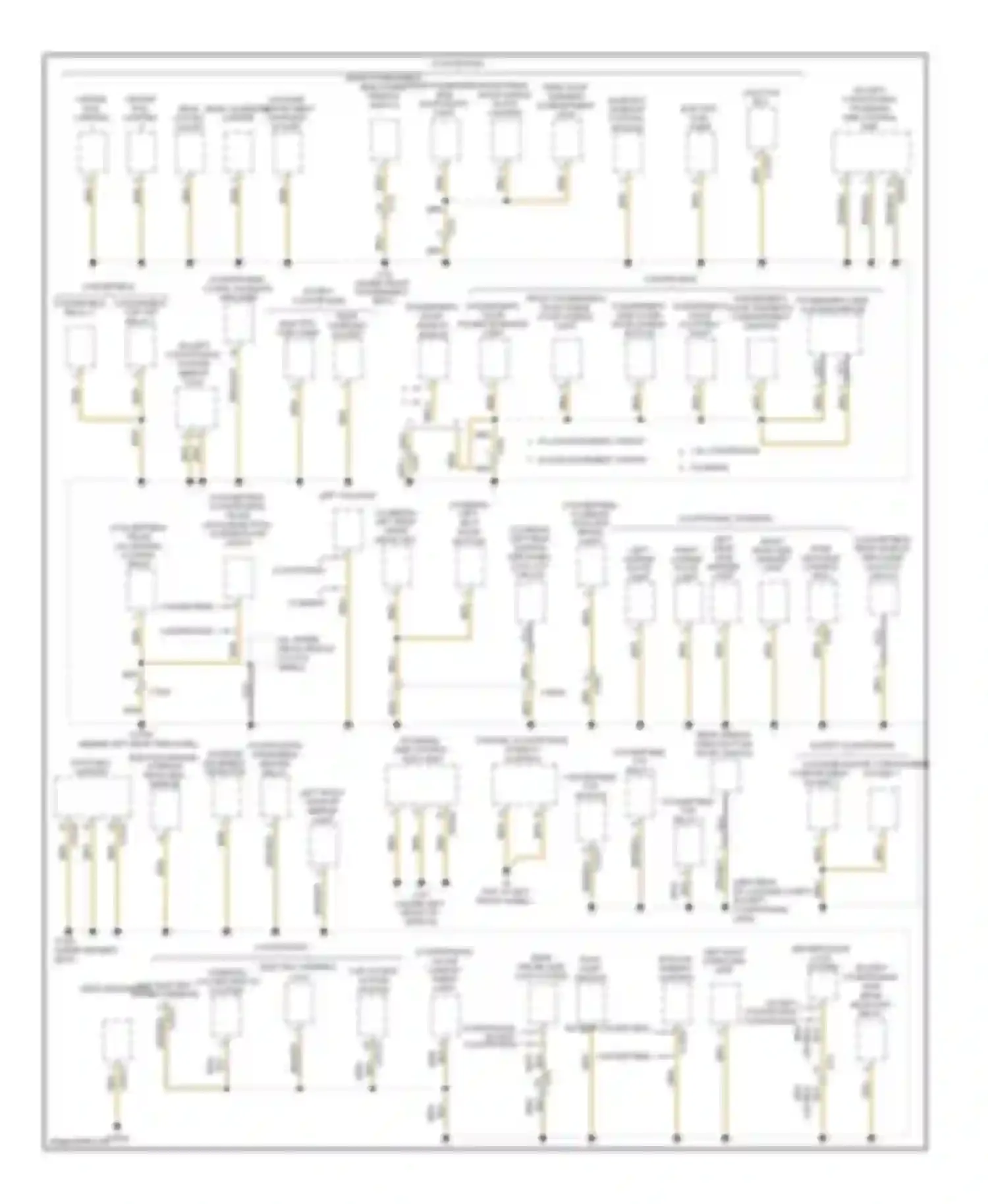 Cooper MINI II facelift (2010-2015): Ground distribution circuit (3 of 3)