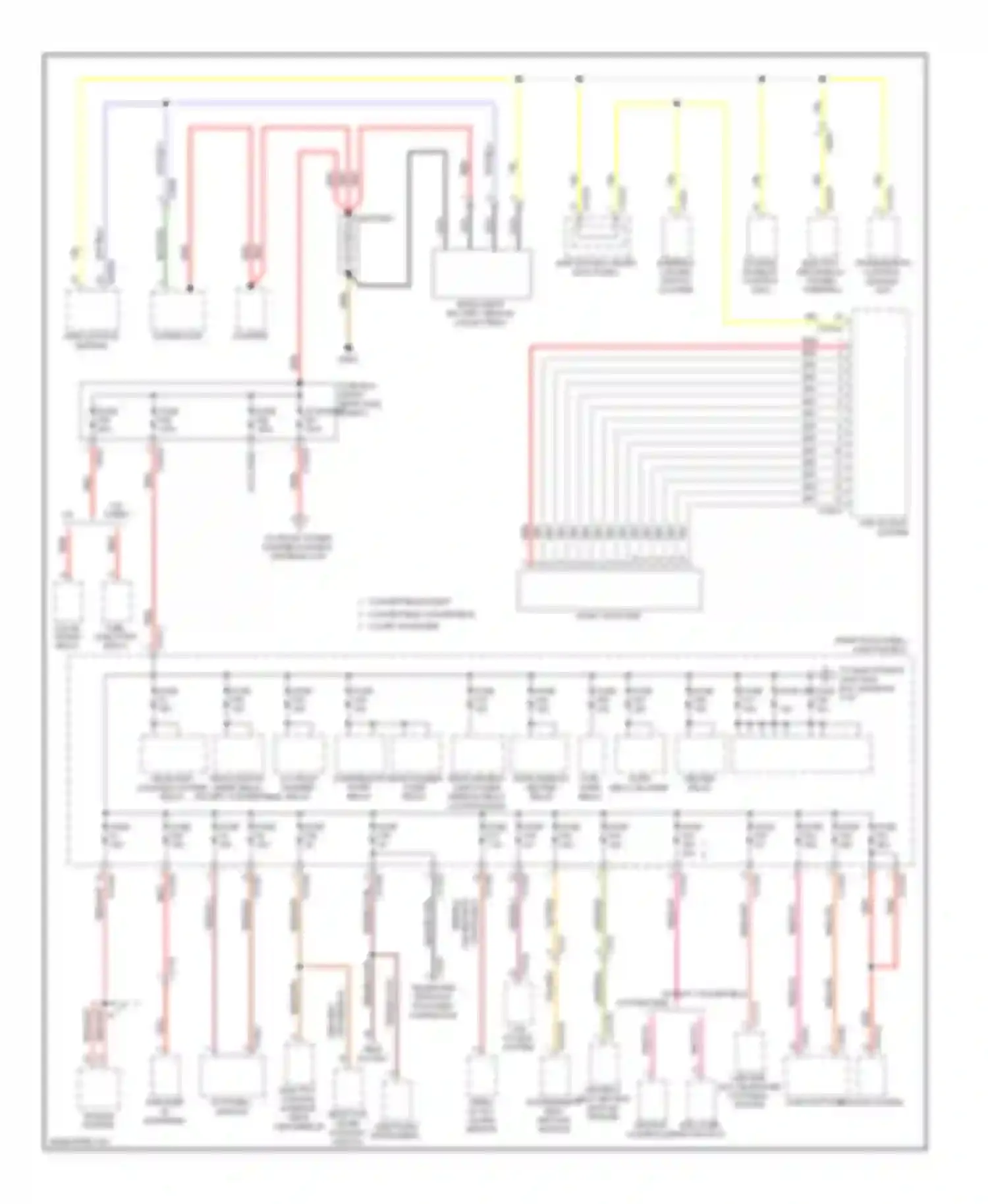 Cooper MINI II facelift (2010-2015): Power distribution circuit (1 of 3)