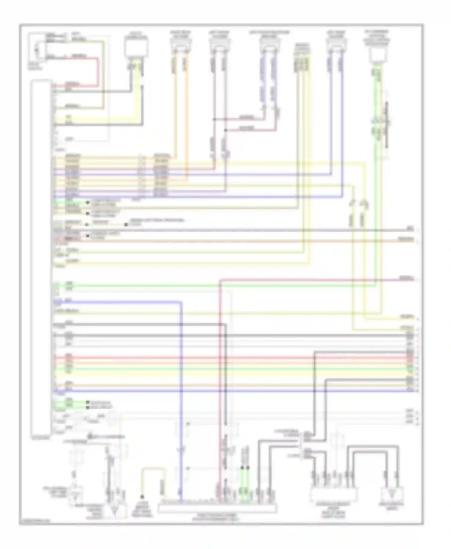 Cooper MINI II facelift (2010-2015): Radio circuit, with ccc & m-ask without amplifier (1 of 2)