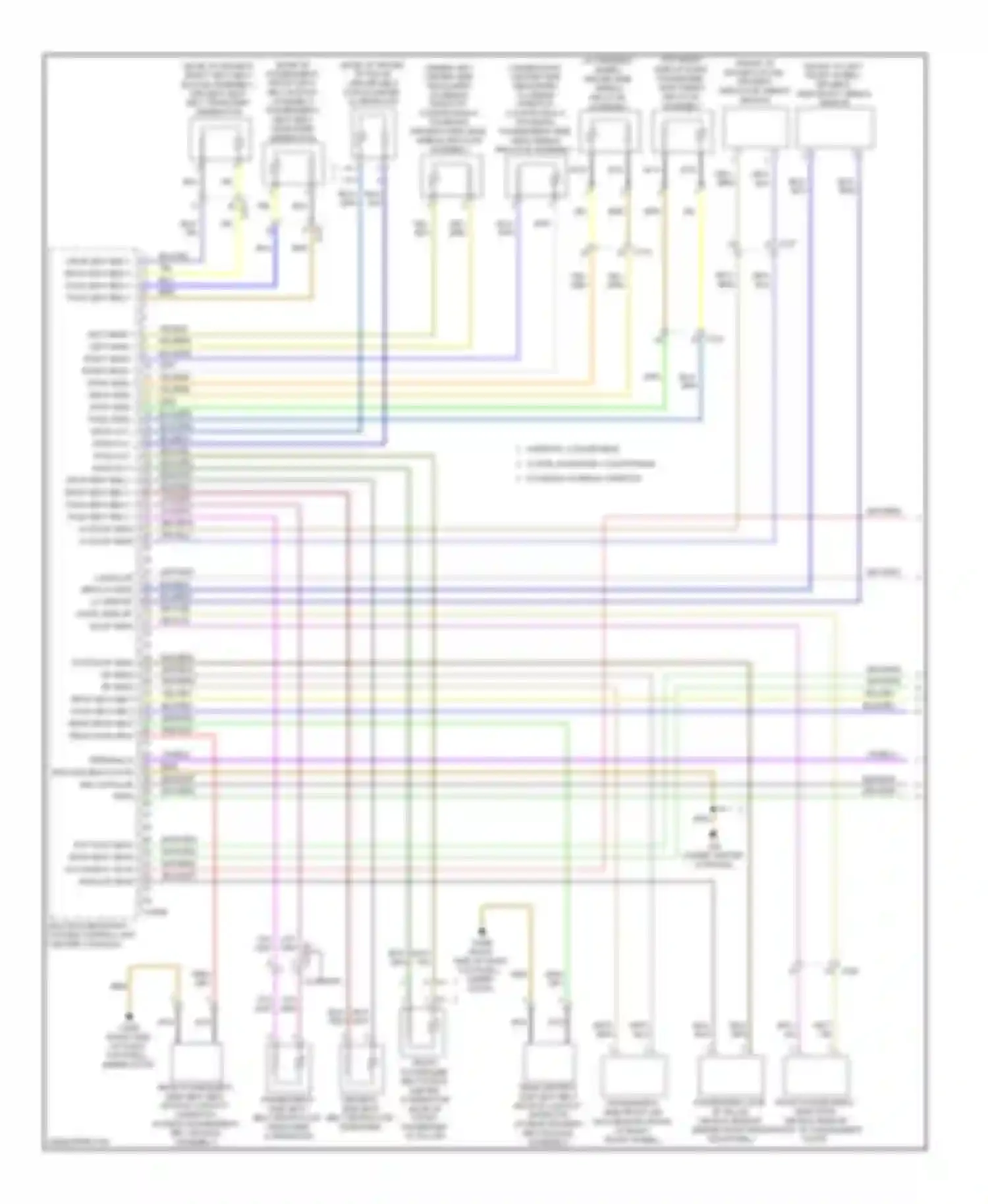 Cooper MINI II facelift (2010-2015): Supplemental restraints circuit (1 of 2)