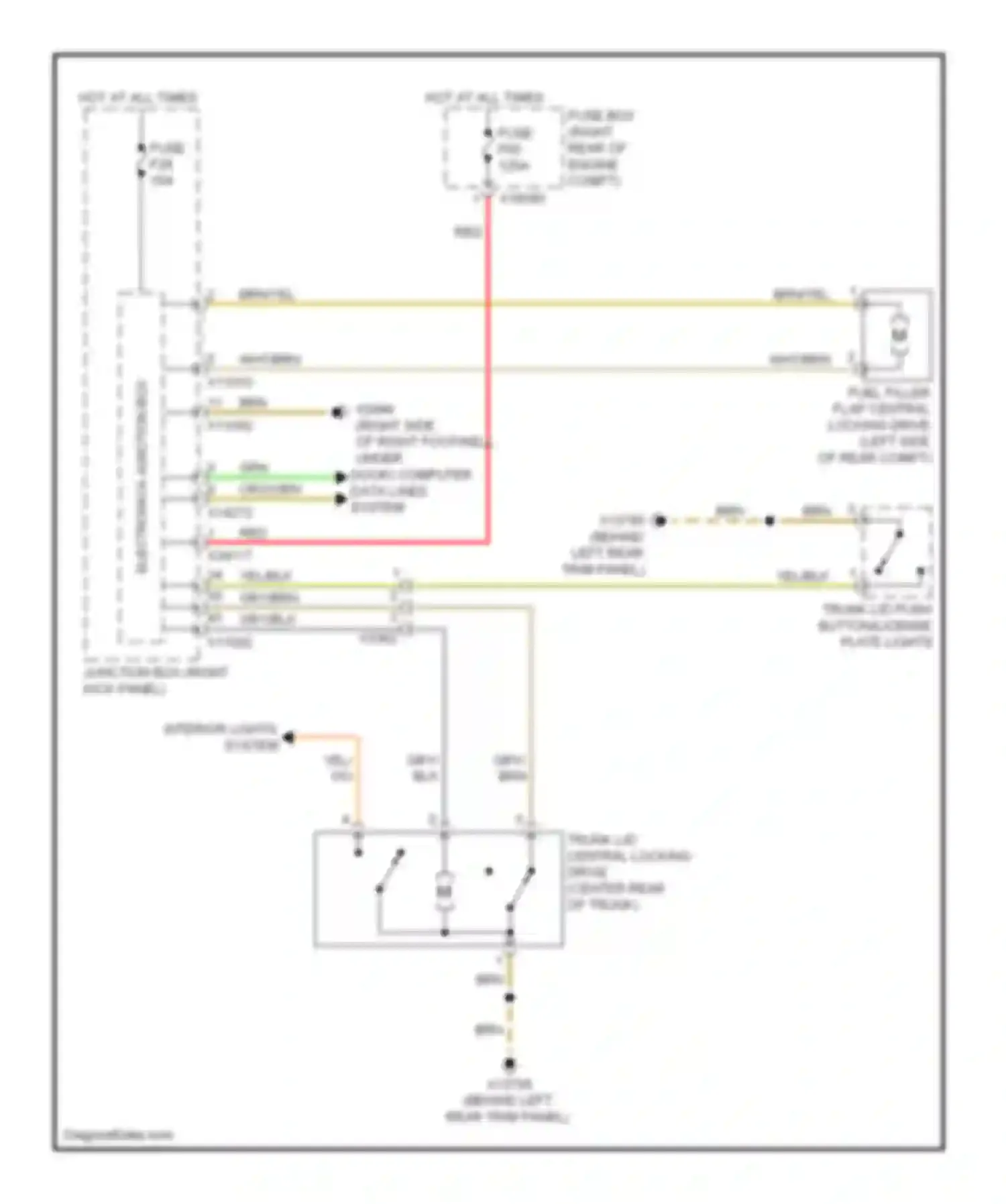 Wiring diagram brn for MINI Cooper II facelift (2010-2015) (97 of 136)