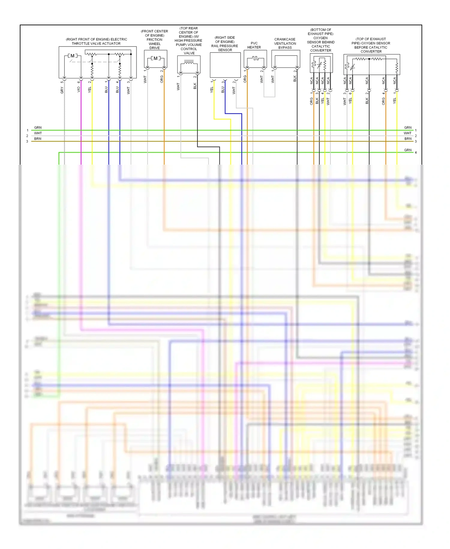 MINI Cooper II facelift (2010-2015) brn/vio wiring diagram  (2 of 4)