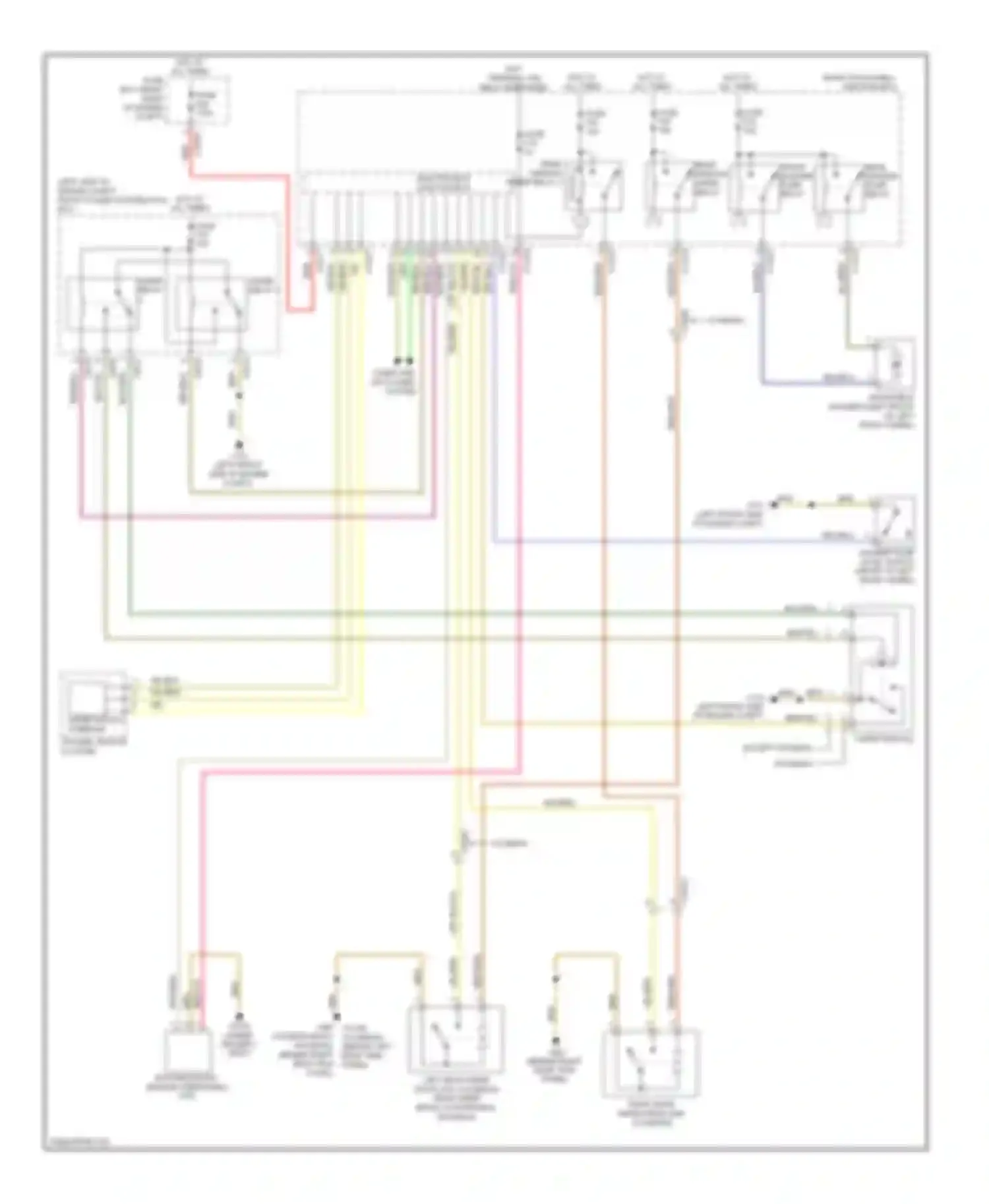 Wiring diagram front power distribution box for MINI Cooper II facelift (2010-2015) (16 of 27)
