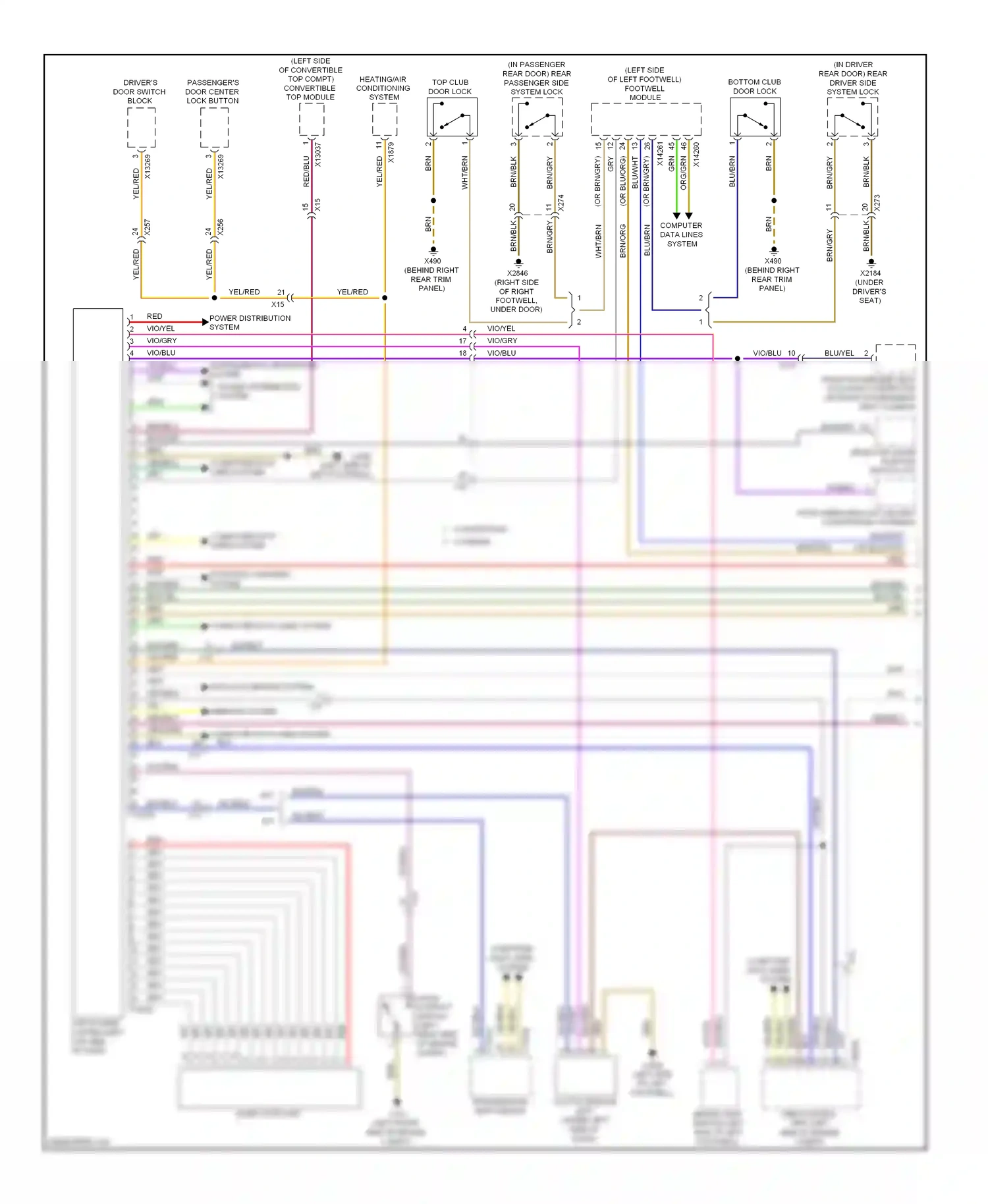 MINI Cooper II facelift (2010-2015) m/t wiring diagram  (1 of 3)