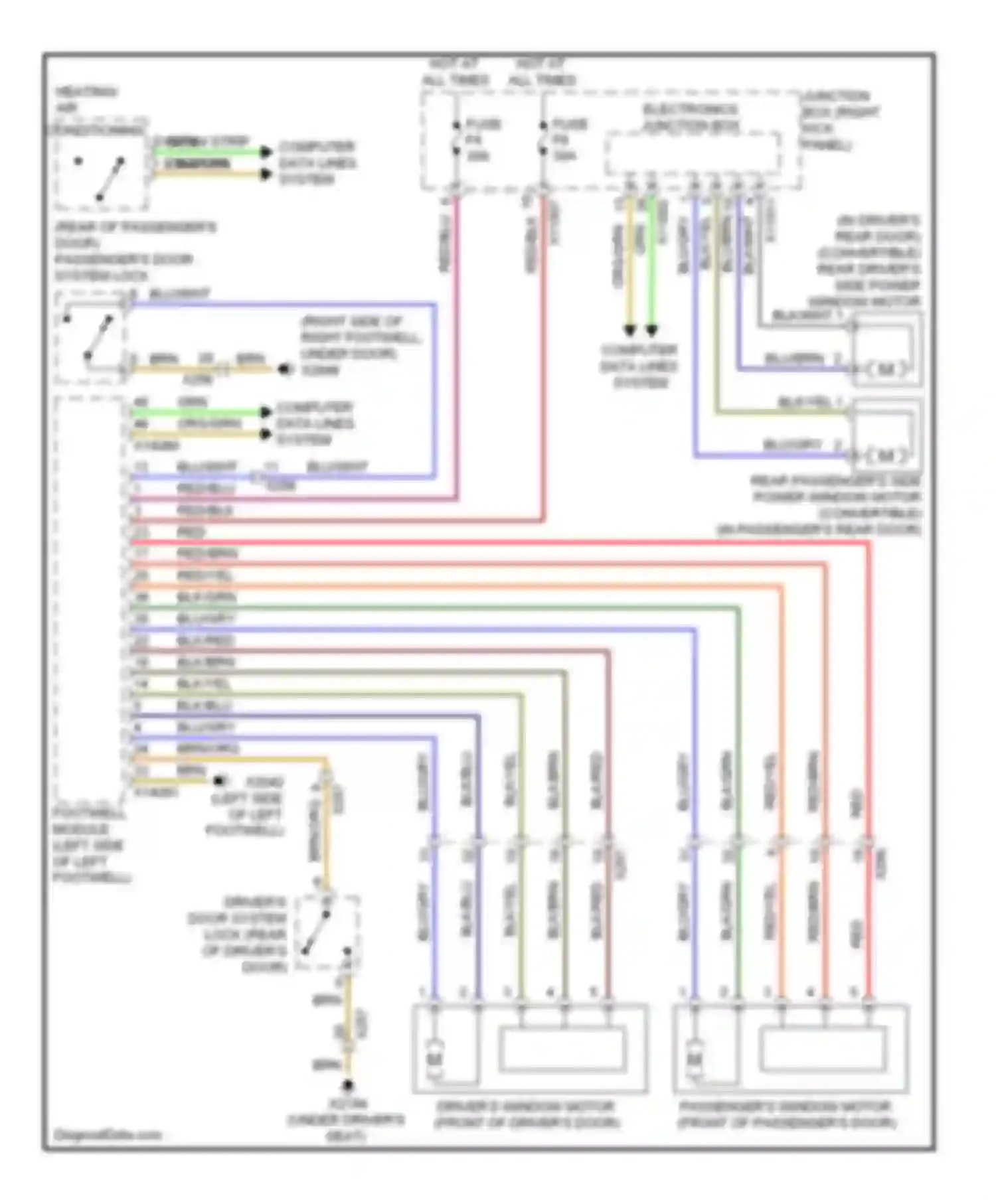 Wiring diagram red/yel for MINI Cooper II facelift (2010-2015) (28 of 44)