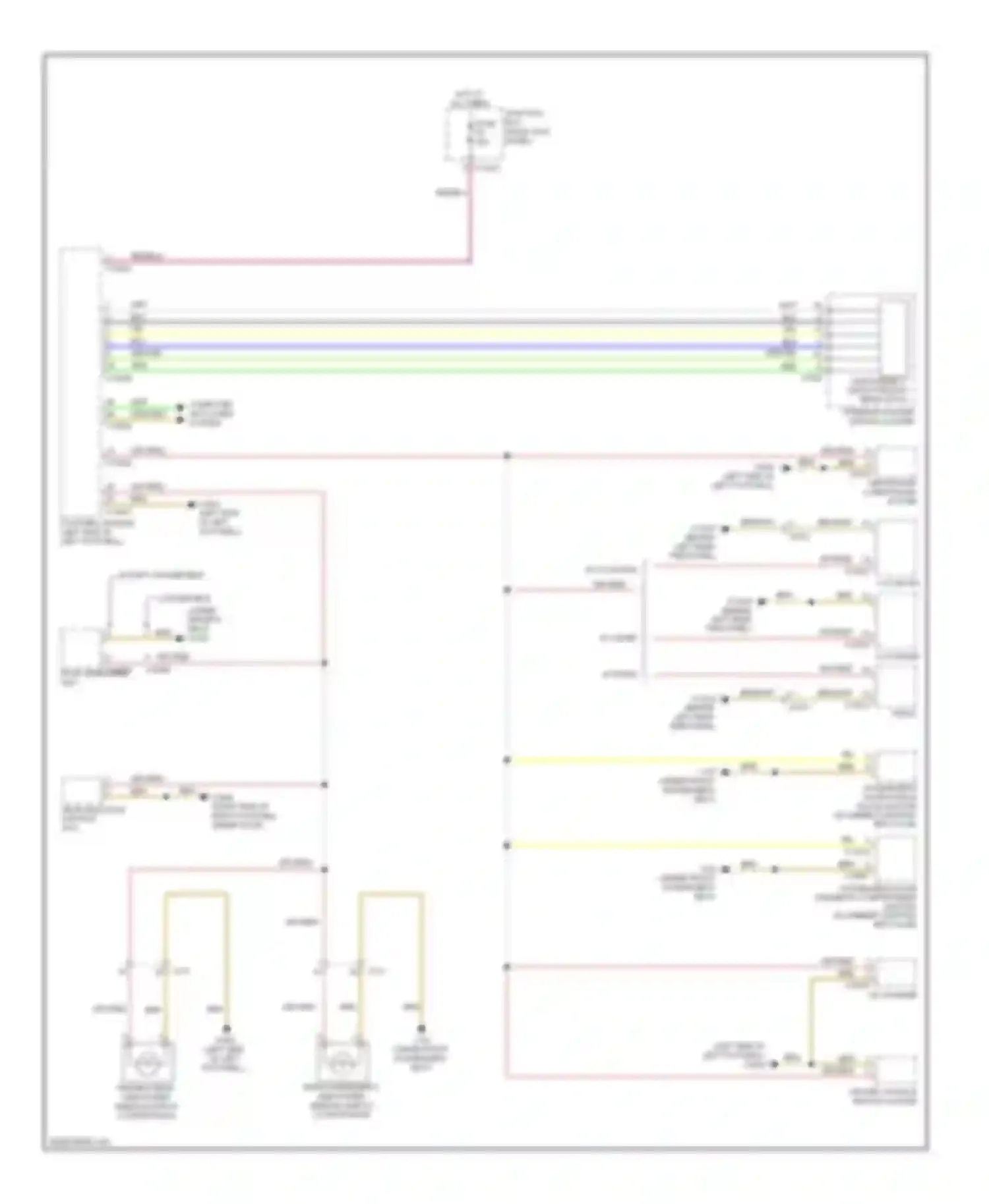 Wiring diagram w/ ambient lighting for MINI Cooper II facelift (2010-2015) (1 of 1)