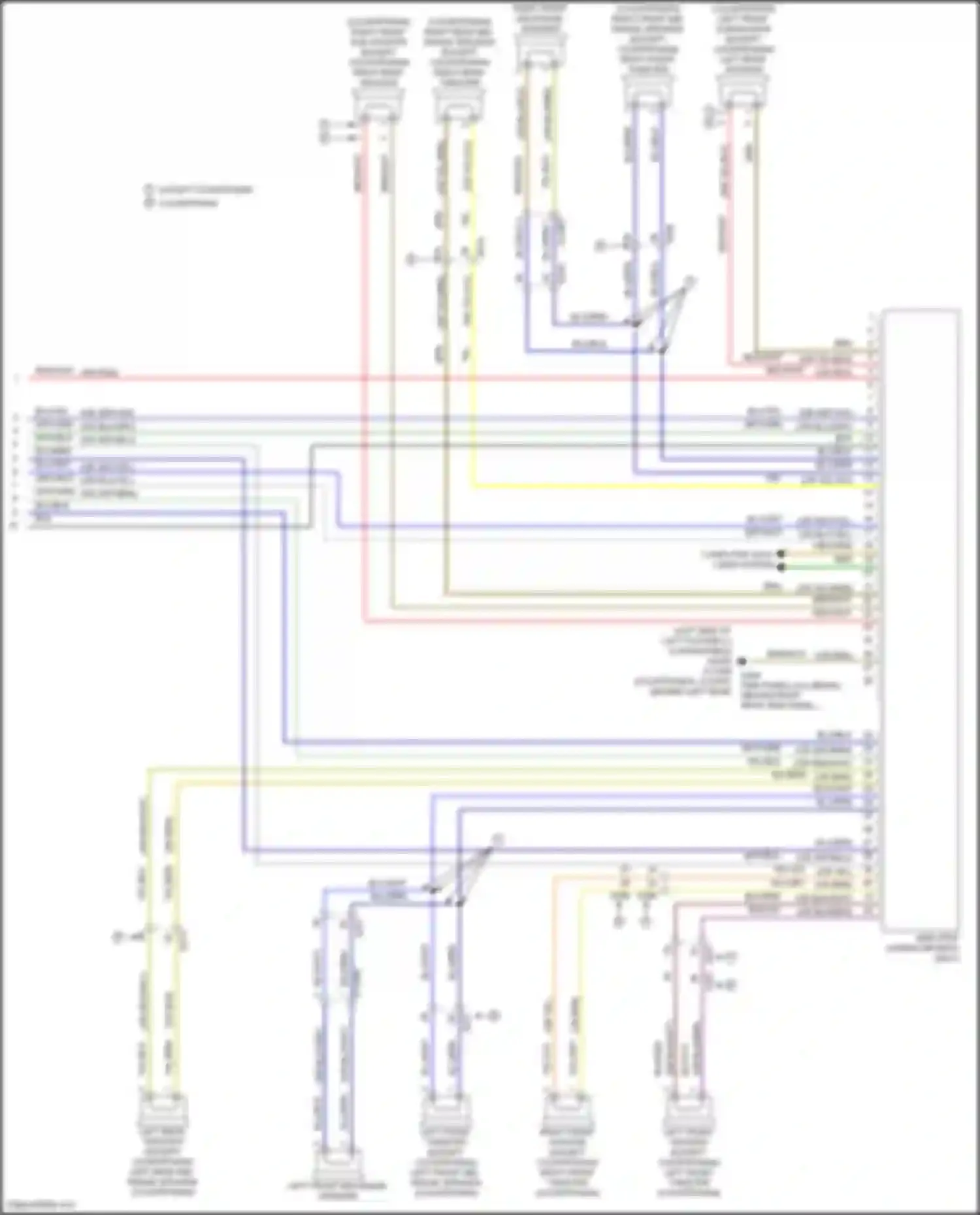Cooper MINI II facelift (2010-2015): Radio circuit, w/o ccc & m-ask w/ amplifier (2 of 2)