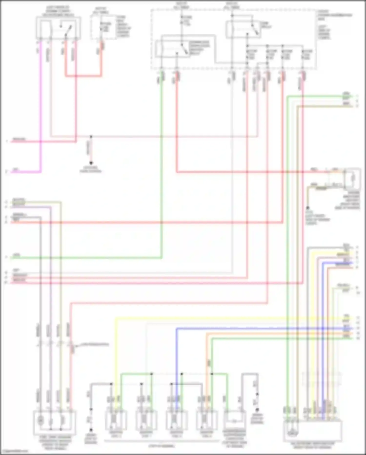 Wiring diagram late production for MINI Cooper II facelift (2010-2015) (2 of 3)