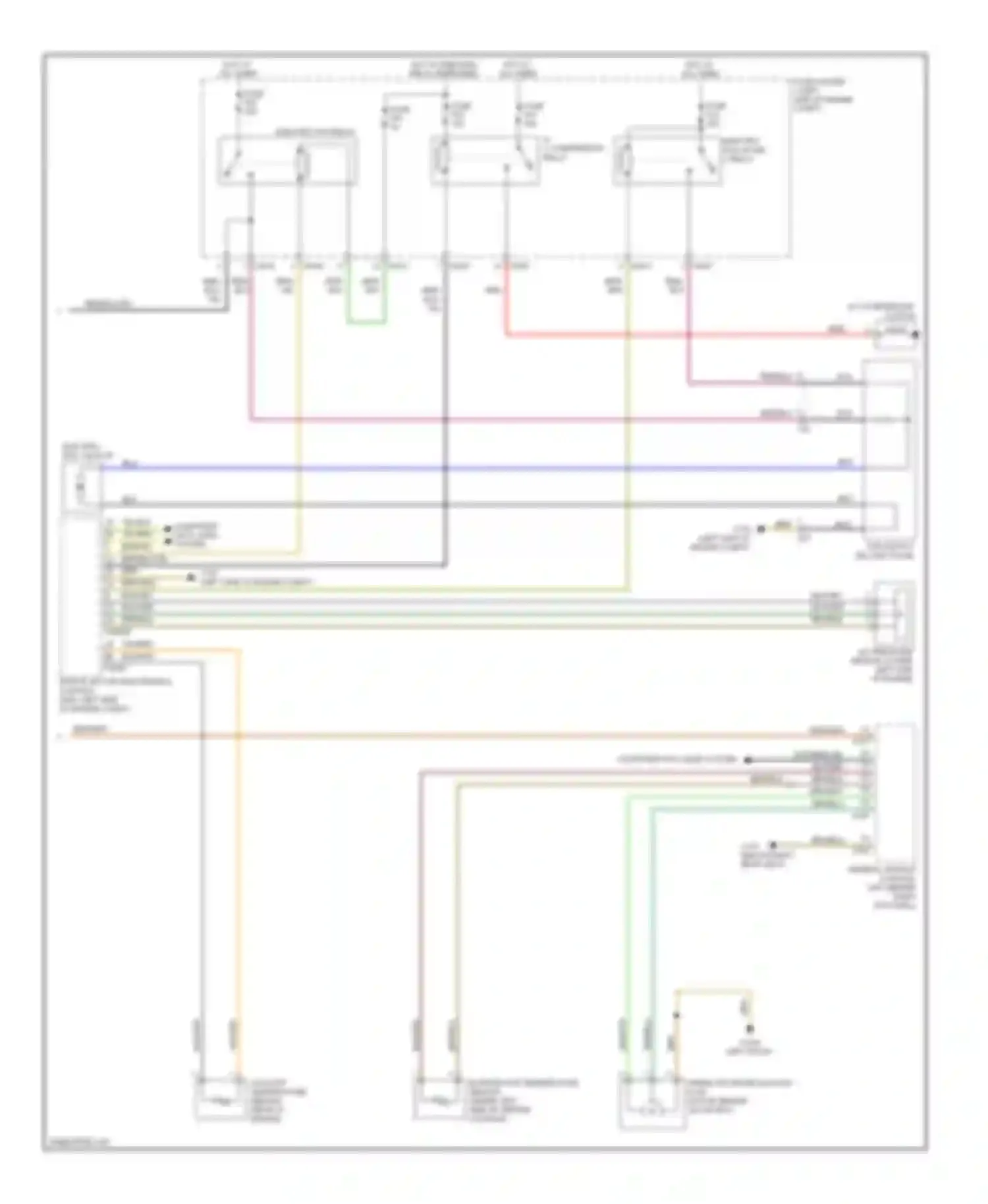 Cooper MINI II (2006-2010): Automatic a/c circuit, convertible with dual stage cooling fans (2 of 2)