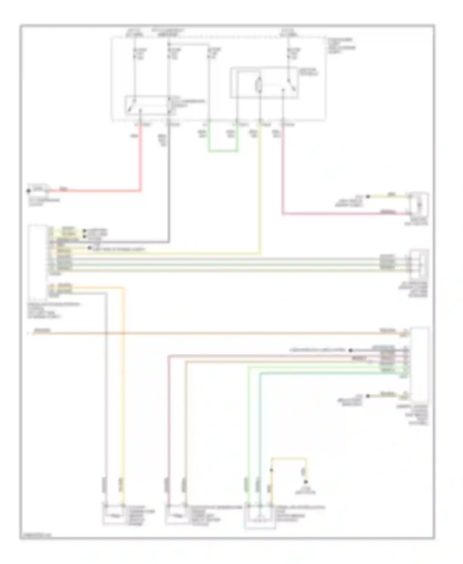 Cooper MINI II (2006-2010): Automatic a/c circuit, convertible with single stage cooling fans (2 of 2)