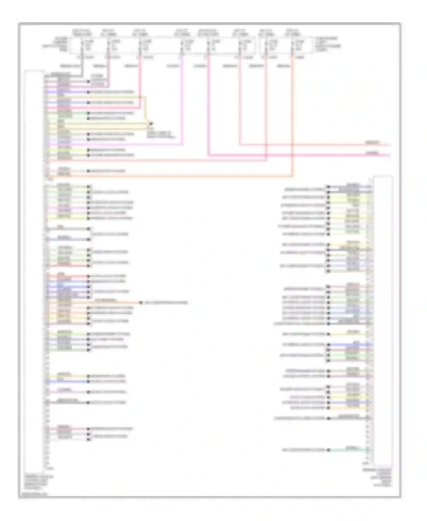 Cooper MINI II (2006-2010): Body control modules circuit, convertible (1 of 2)