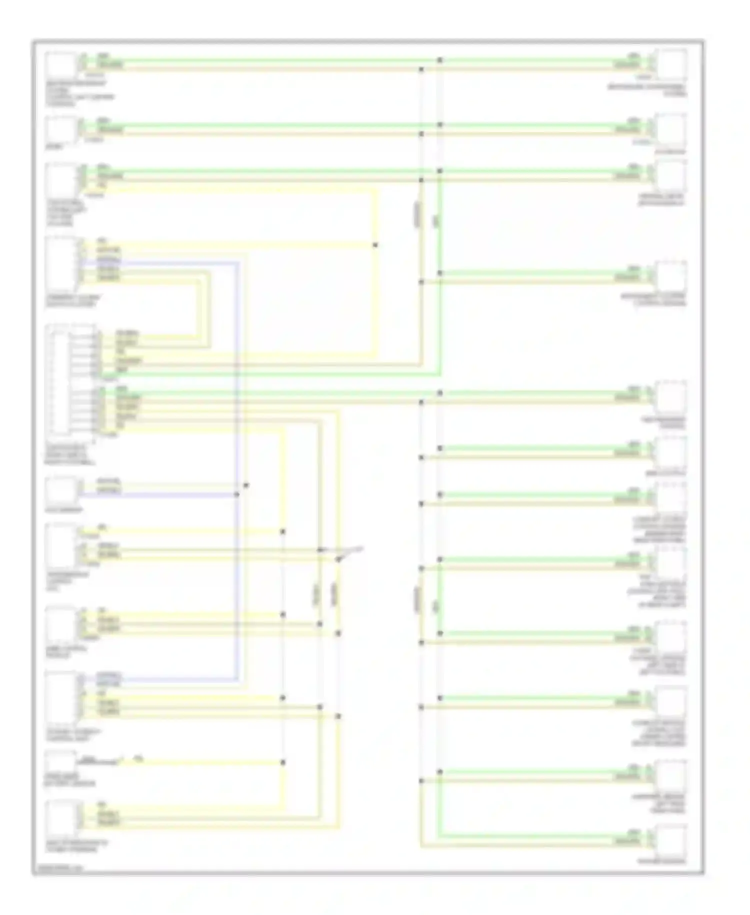 Cooper MINI II (2006-2010): High/low bus circuit, except convertible