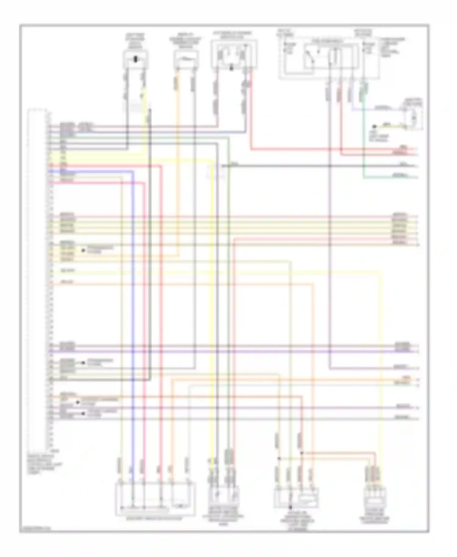 Cooper MINI II (2006-2010): Wiring diagram engine performance 1.6l turbo, convertible (1 of 3)