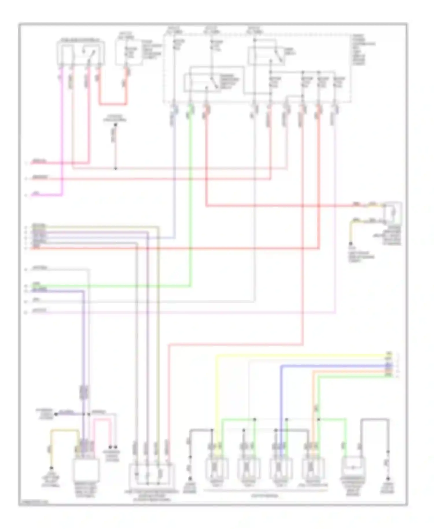 Cooper MINI II (2006-2010): Wiring diagram engine performance 1.6l turbo, except convertible (2 of 4)