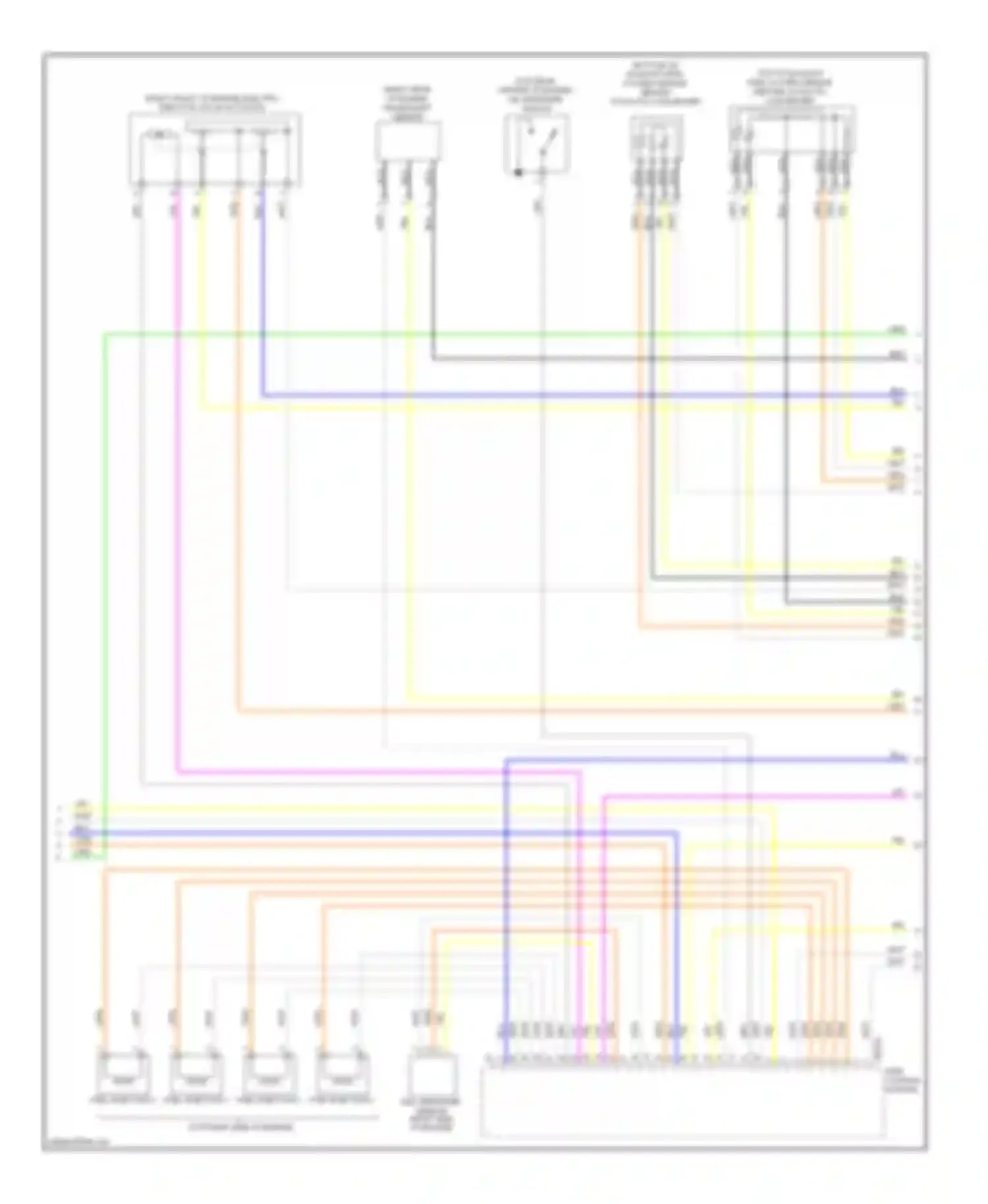 Cooper MINI II (2006-2010): Wiring diagram engine performance 1.6l turbo, except convertible (3 of 4)