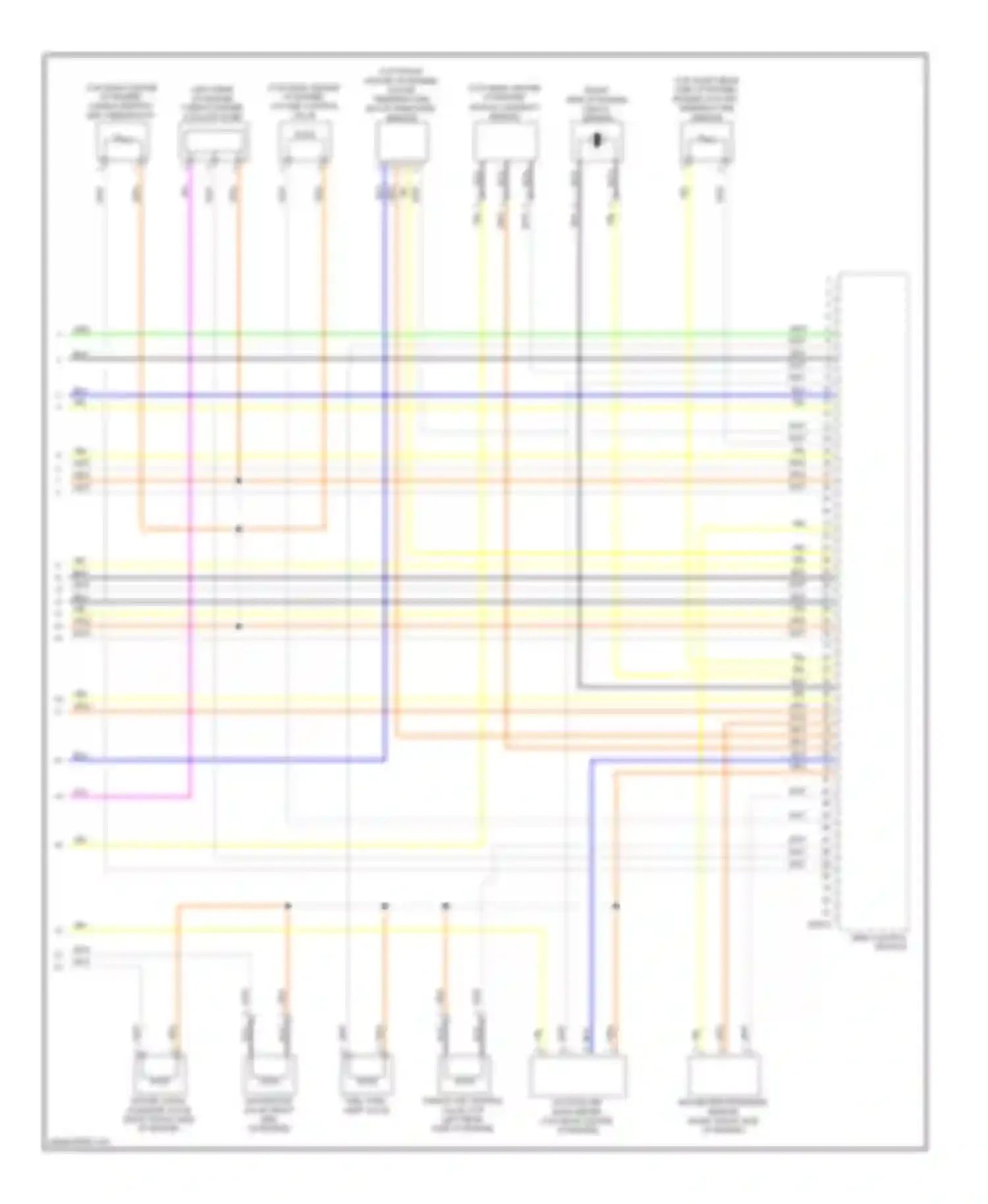 Cooper MINI II (2006-2010): Wiring diagram engine performance 1.6l turbo, except convertible (4 of 4)
