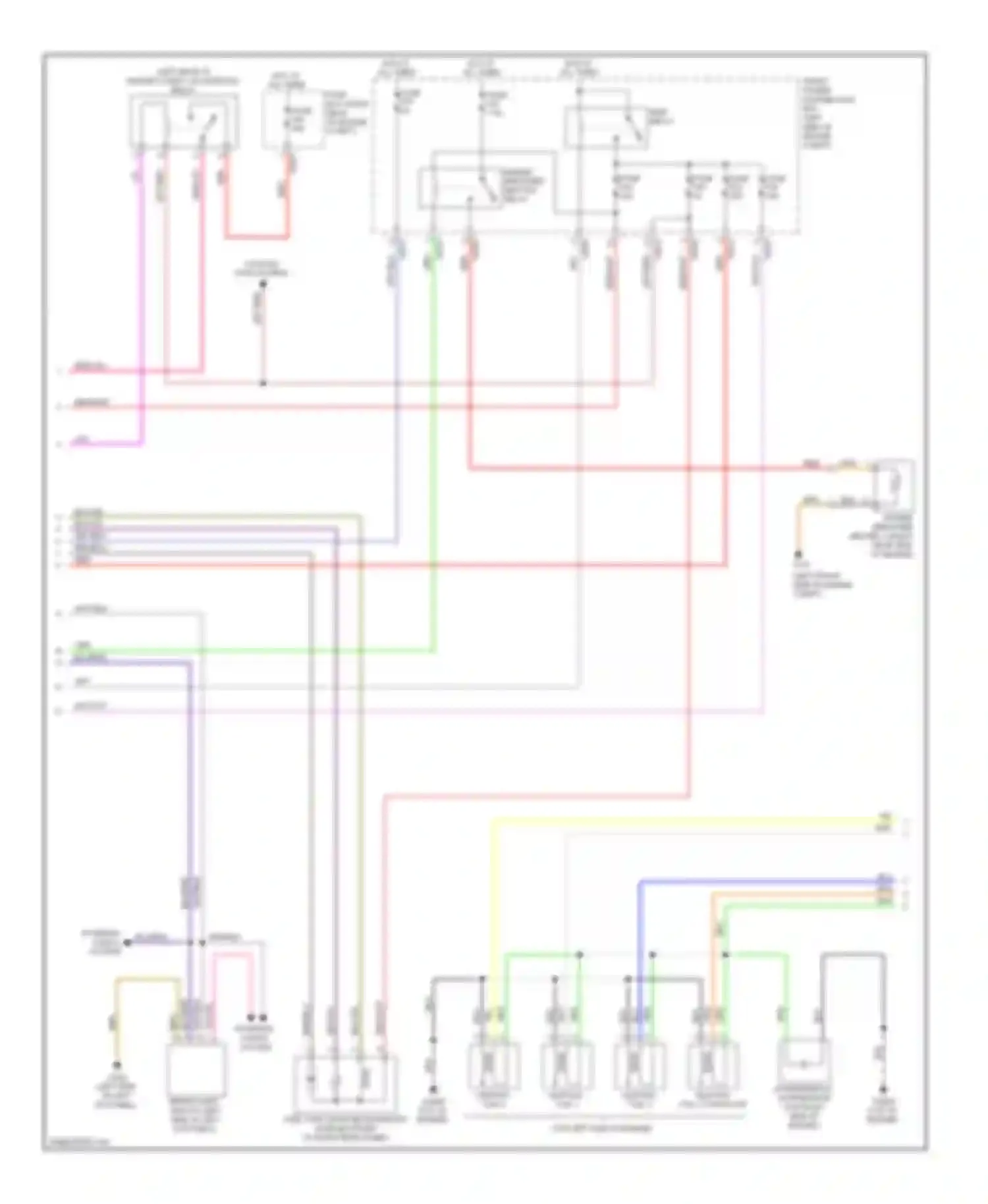 Cooper MINI II (2006-2010): Wiring diagram engine performance 1.6l, except convertible (2 of 4)