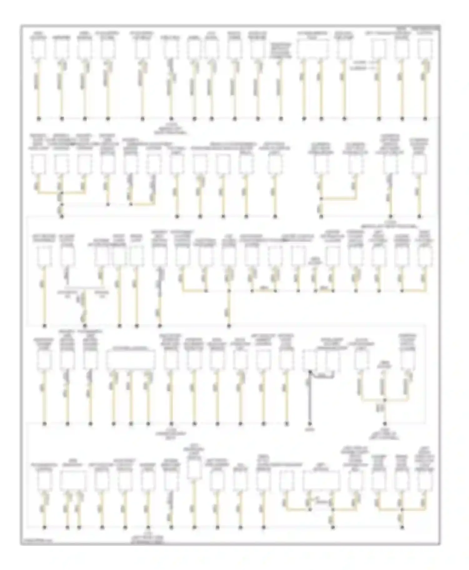 Cooper MINI II (2006-2010): Ground distribution circuit, except convertible (2 of 2)